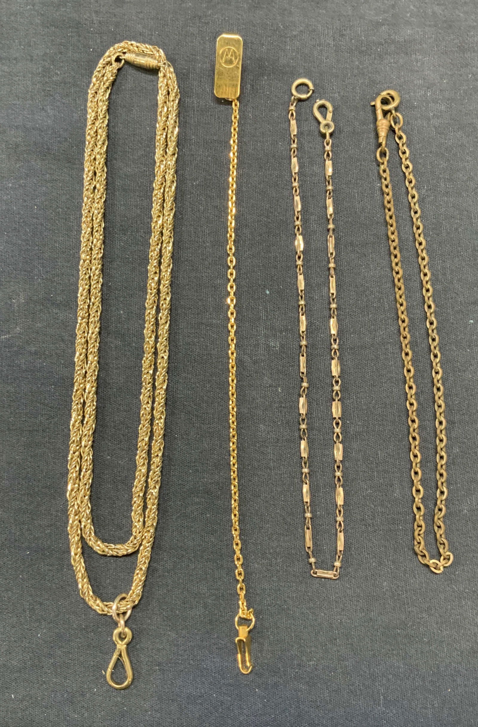 Lot 4 Gold & Silver Tone Chain Fob Accessories (1 of 7)
