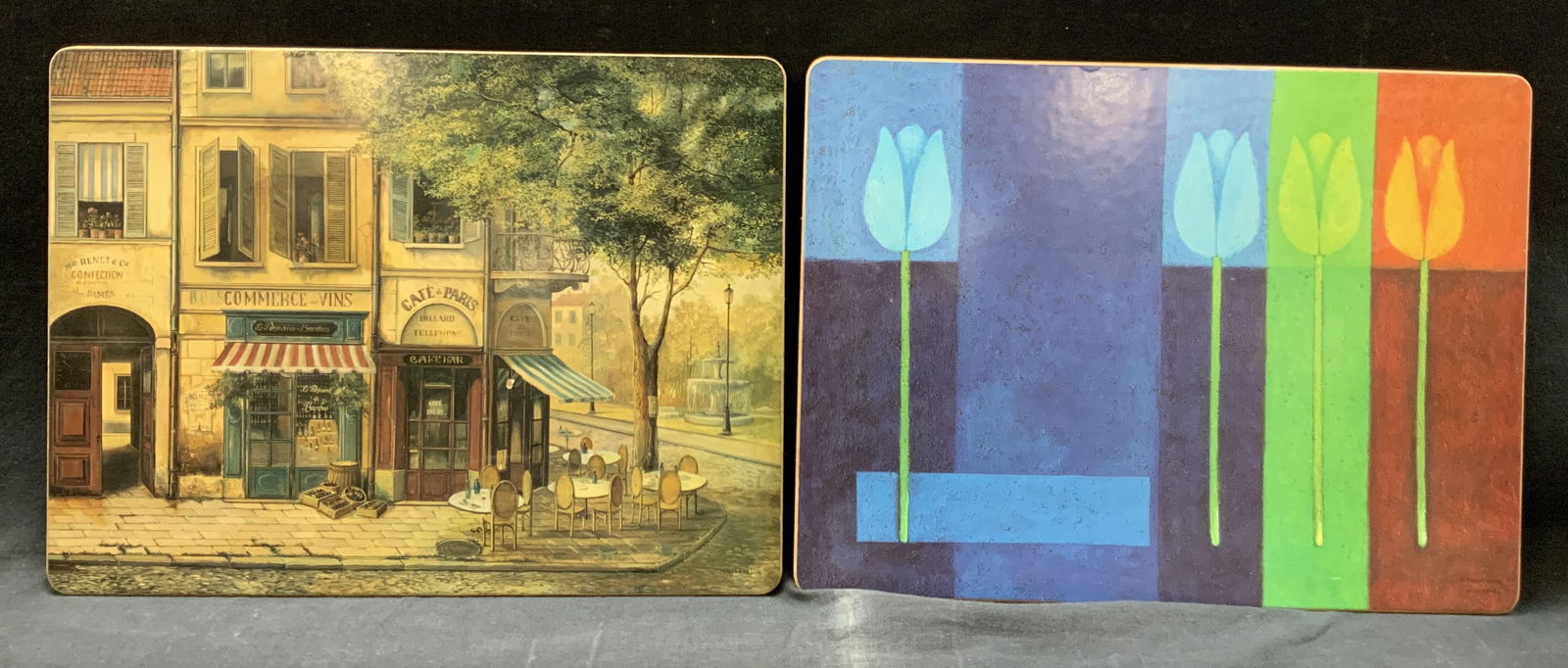 Lot 4 Pimpernel Lithograph Wooden Table Mats (1 of 7)
