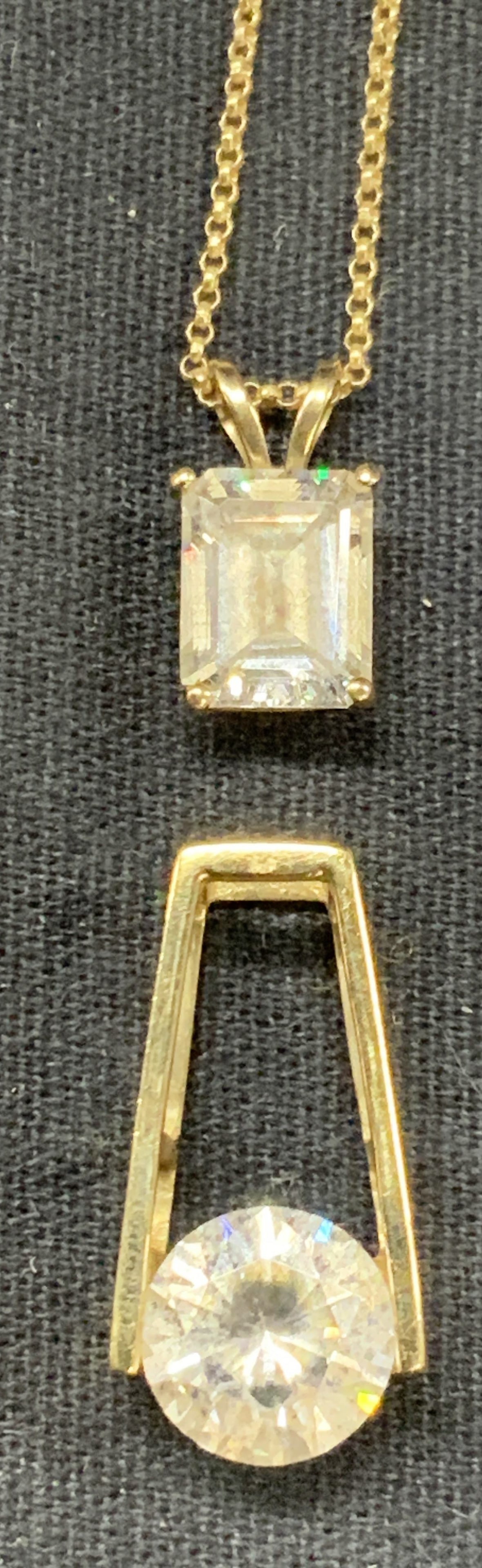 Lot 2 14k Gold Necklaces & Pendants (1 of 8)