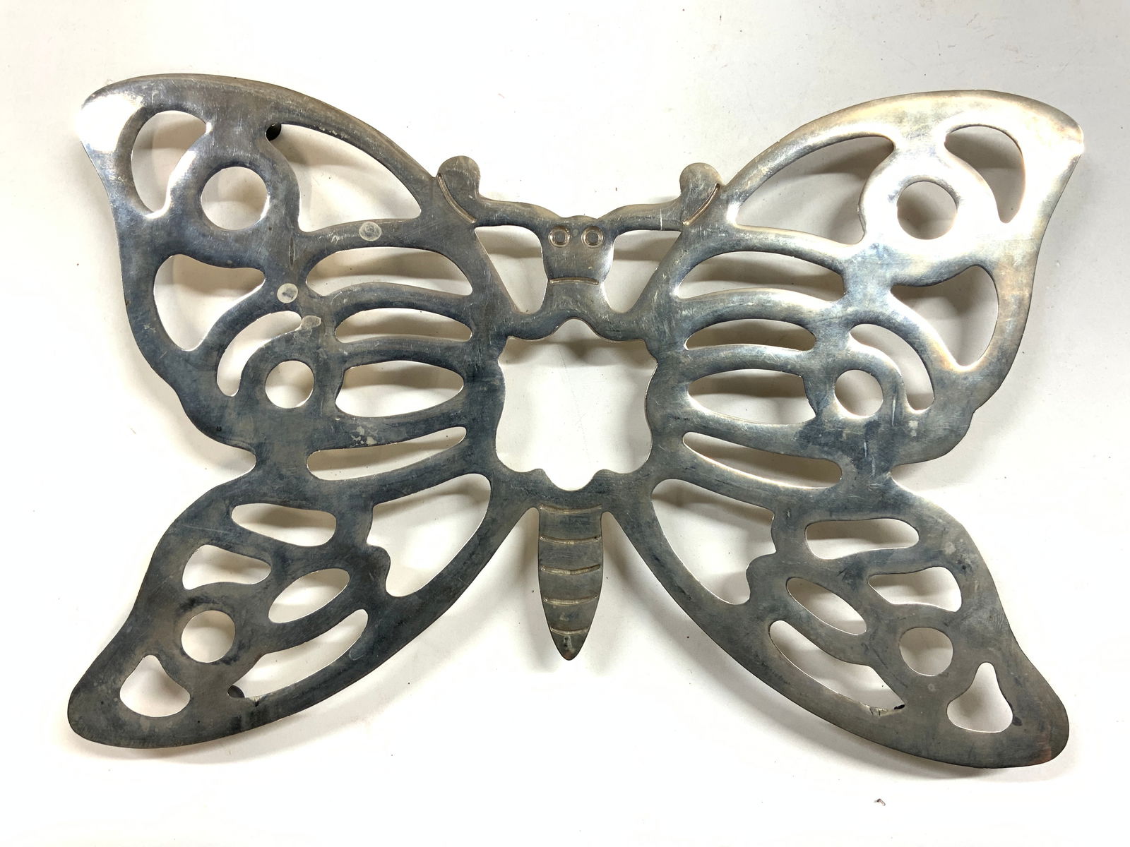 FB RODGERS Silver Plate Butterfly Trivet ITALY (1 of 6)