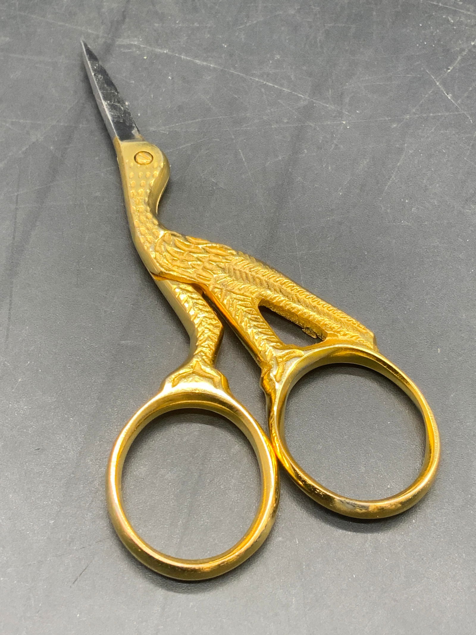 Metal Stork Embroidery Scissors, Pakistan (1 of 7)