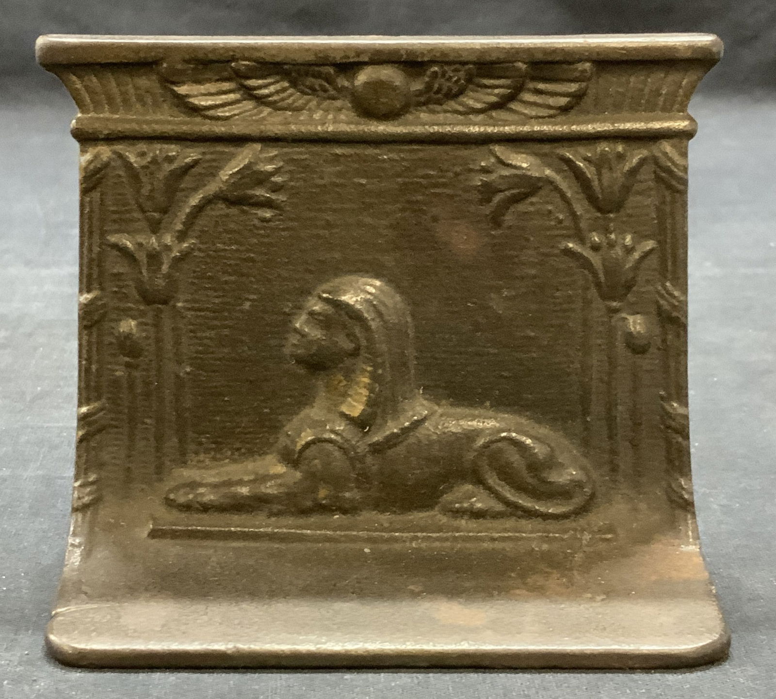 Vintage Cast Iron Sphinx Motif Bookend (1 of 6)