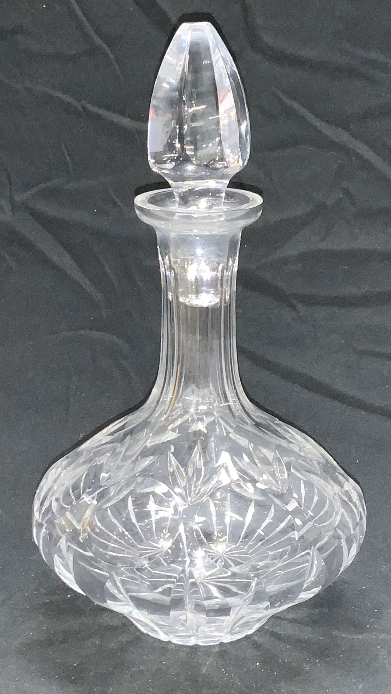 Cut Crystal Decanter with Stopper (1 of 4)