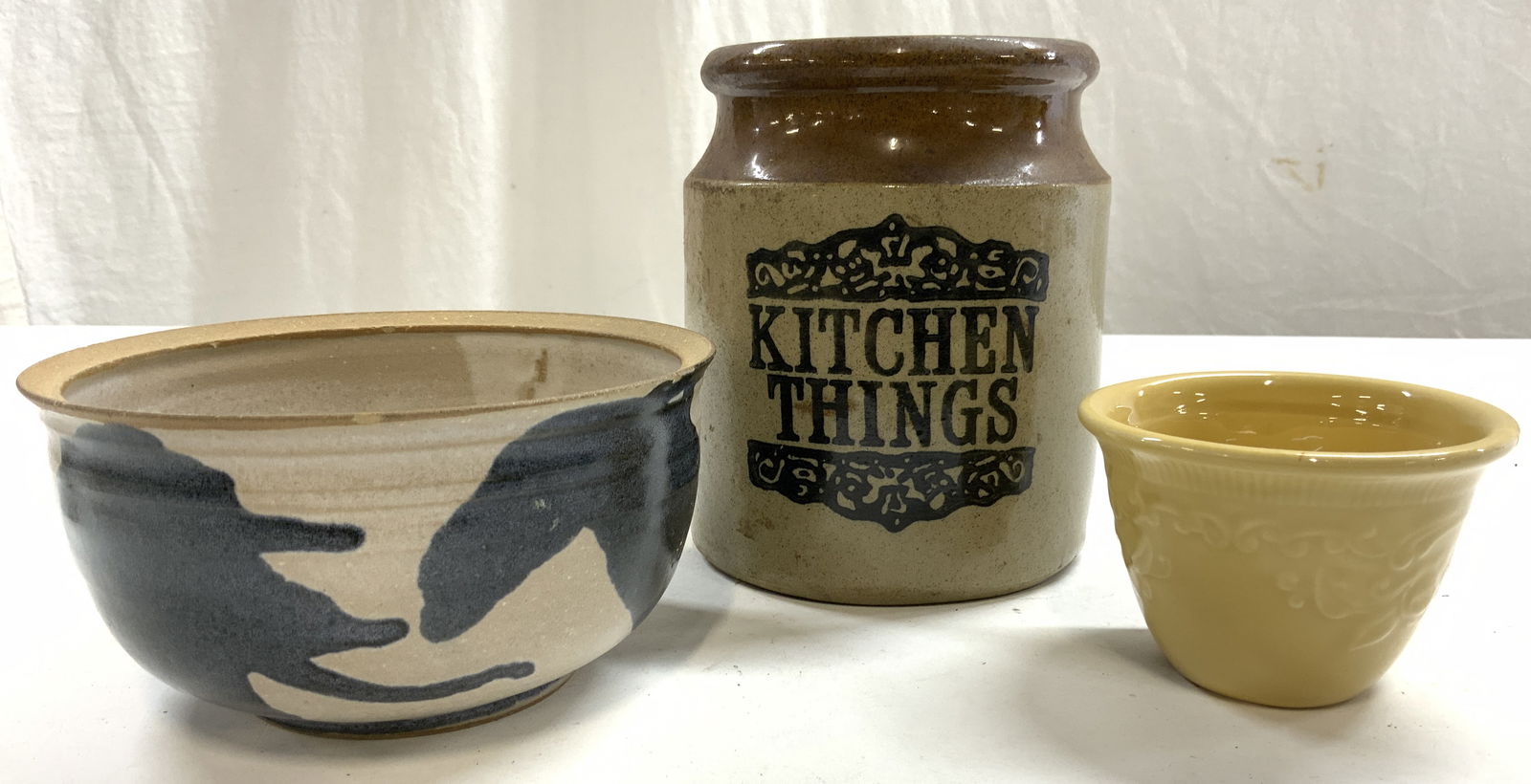 Lot 3 Ceramic Bowl, Vessel, & Jar England+ (1 of 7)