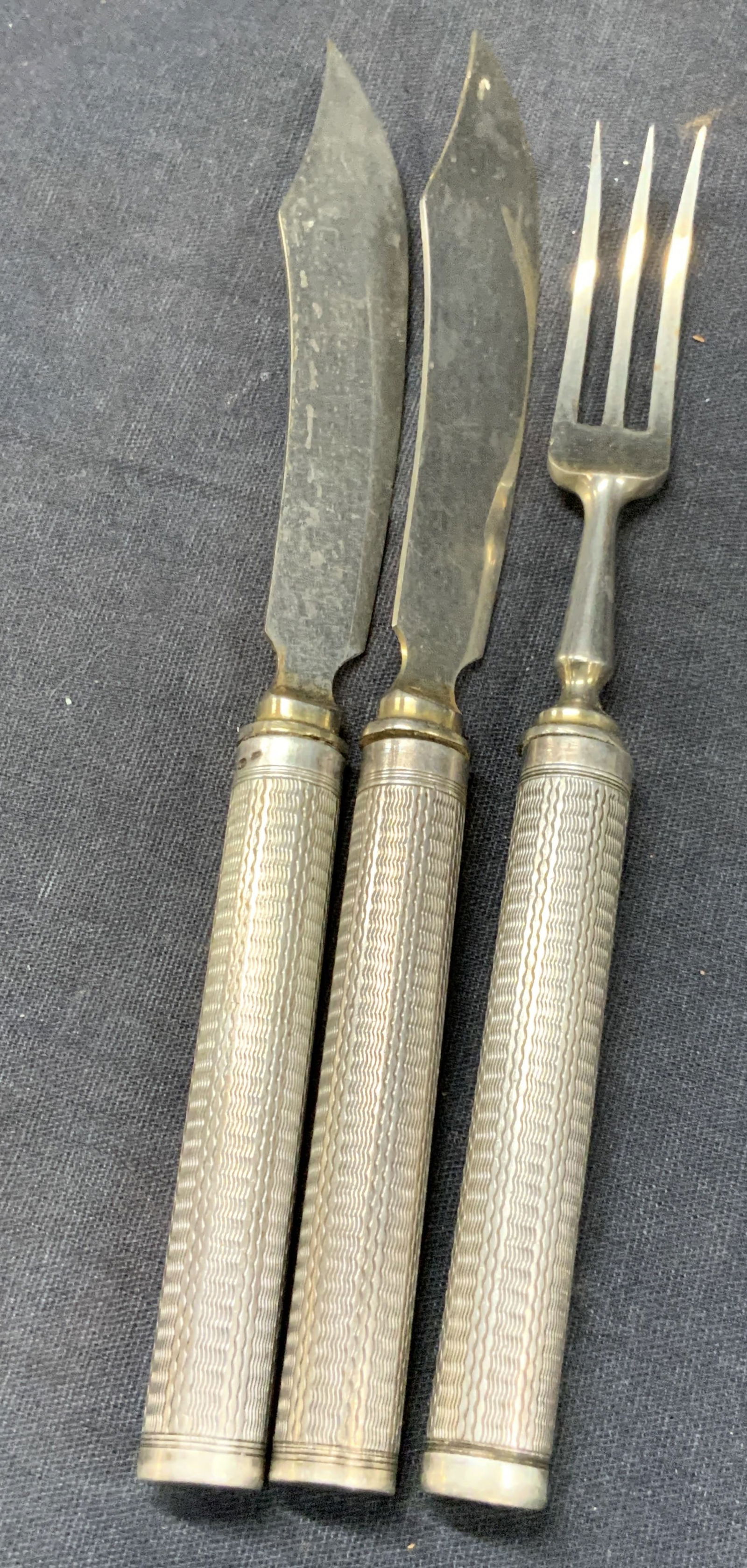 Set 3 800 Silver Handled Utensils (1 of 6)