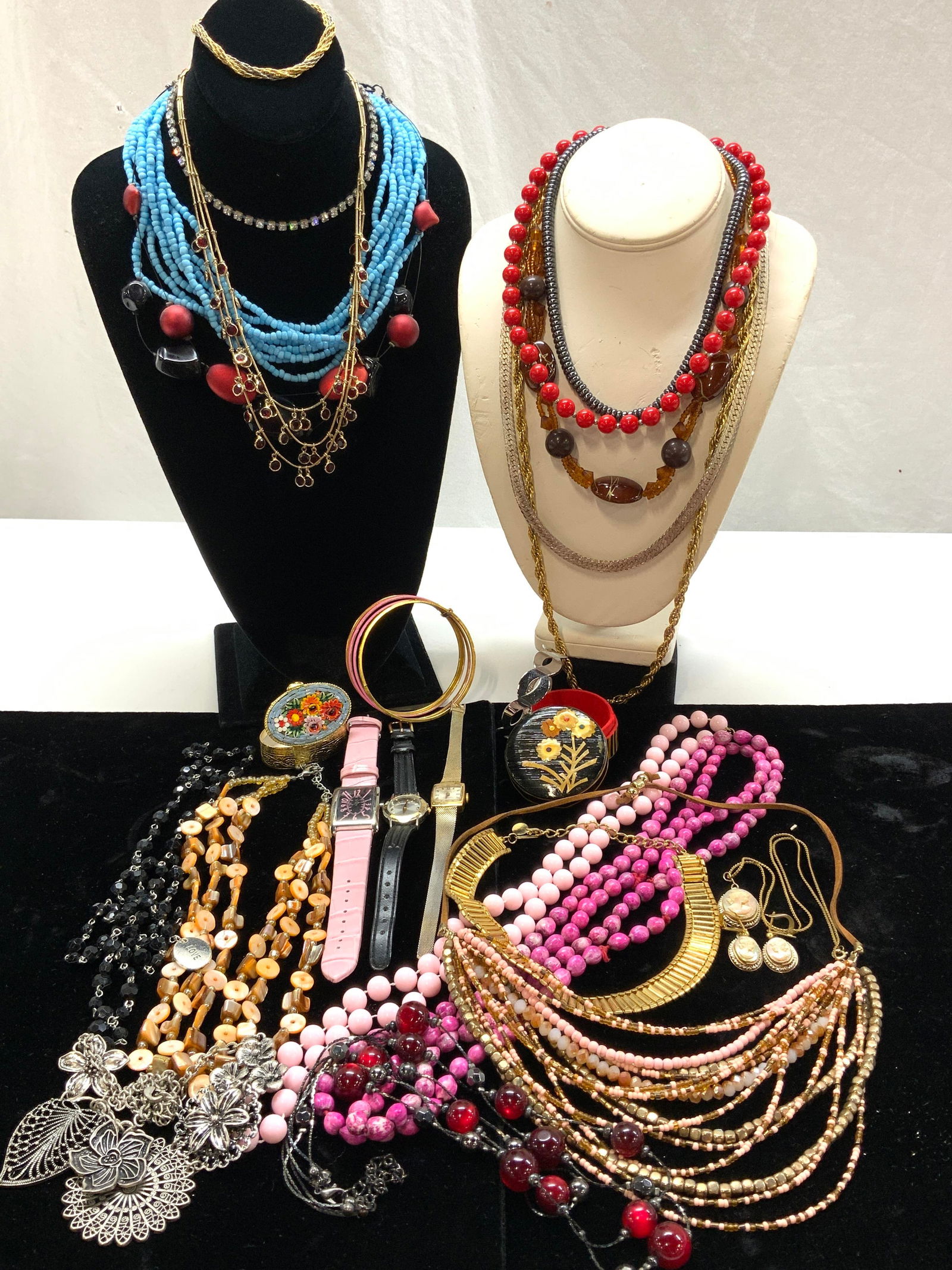 Costume Jewelry Lot, Anne Klein, Italian Mosaic Bx (1 of 16)