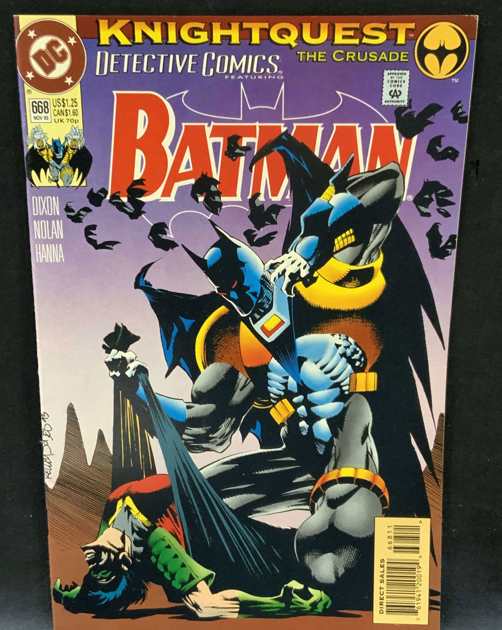 1993 Batman Knight Quest DC Comic (1 of 8)