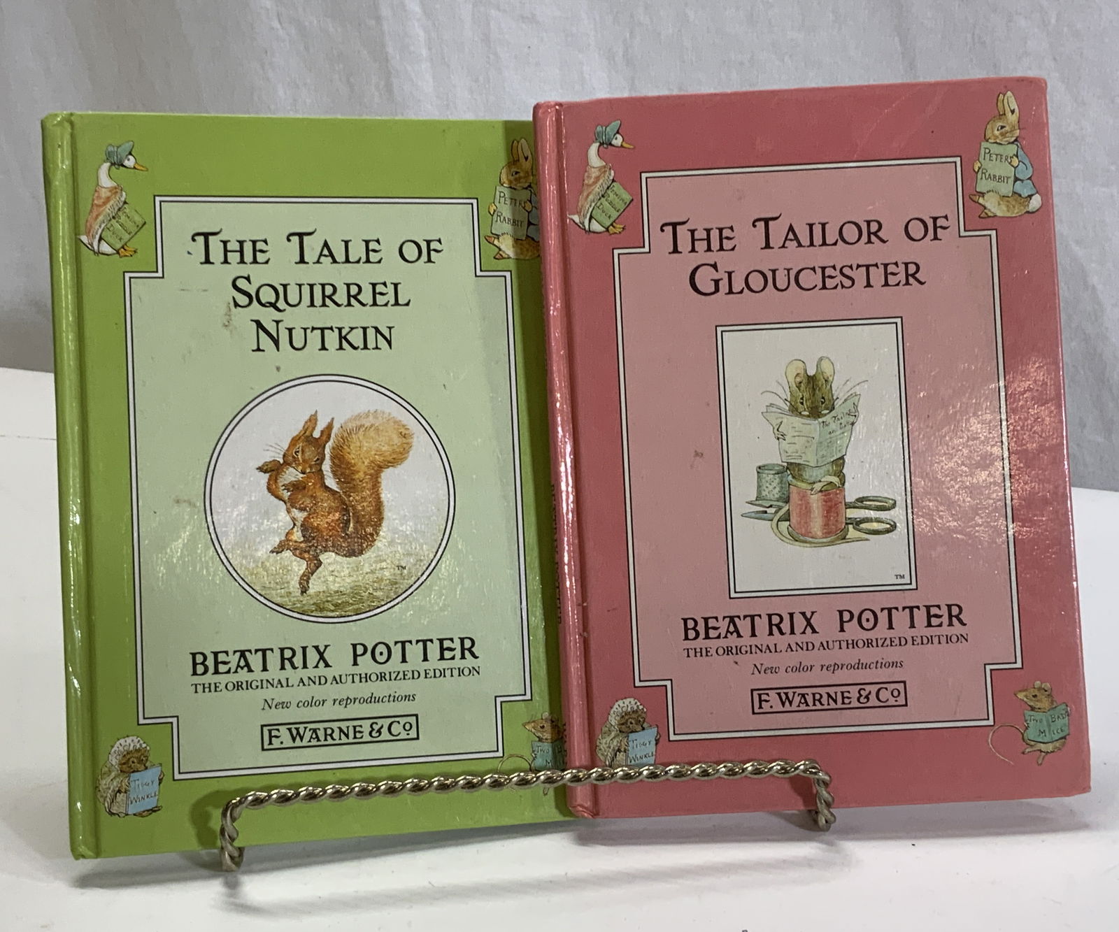 2 Beatrix Potter Illustrated Story Books 1992 (1 of 7)