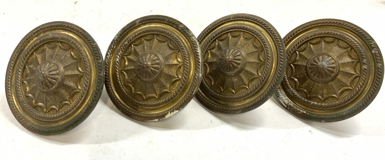 KRAFT Set 4 Solid Brass Curtain Tie Backs SPAIN (1 of 6)