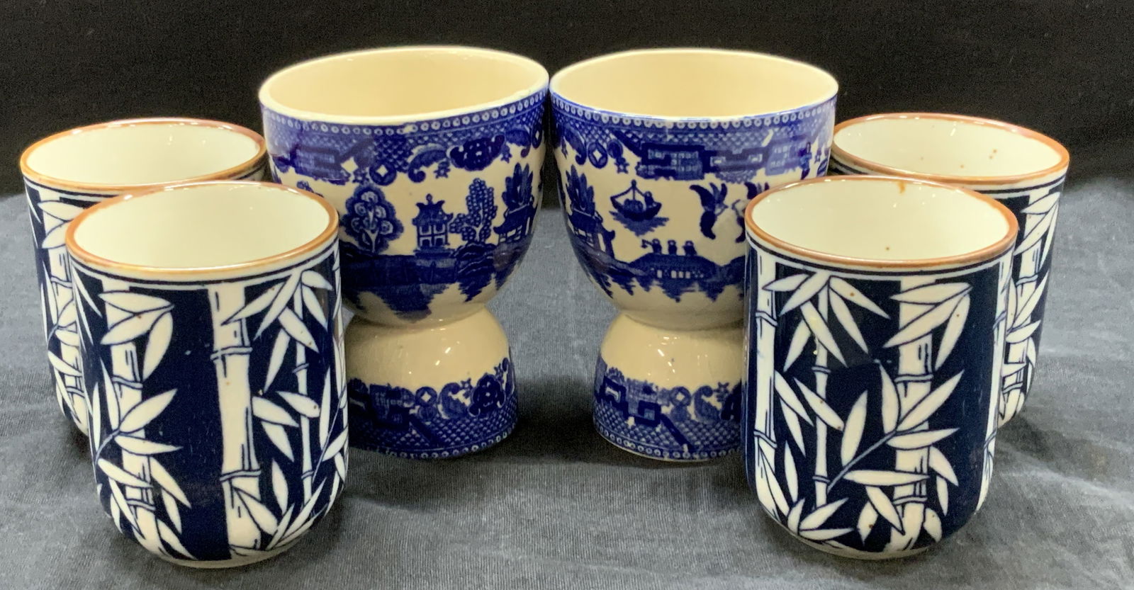 Lot 6 Asian Ceramic Cups & Vessels, Japan (1 of 8)