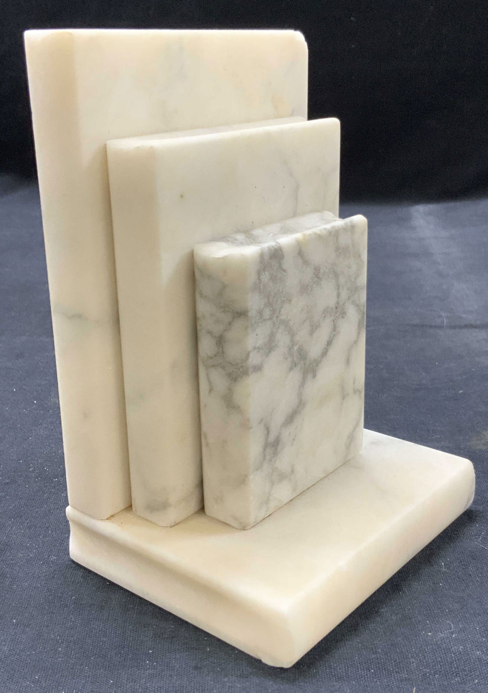 Carved Marble Book Stack Book End (1 of 8)
