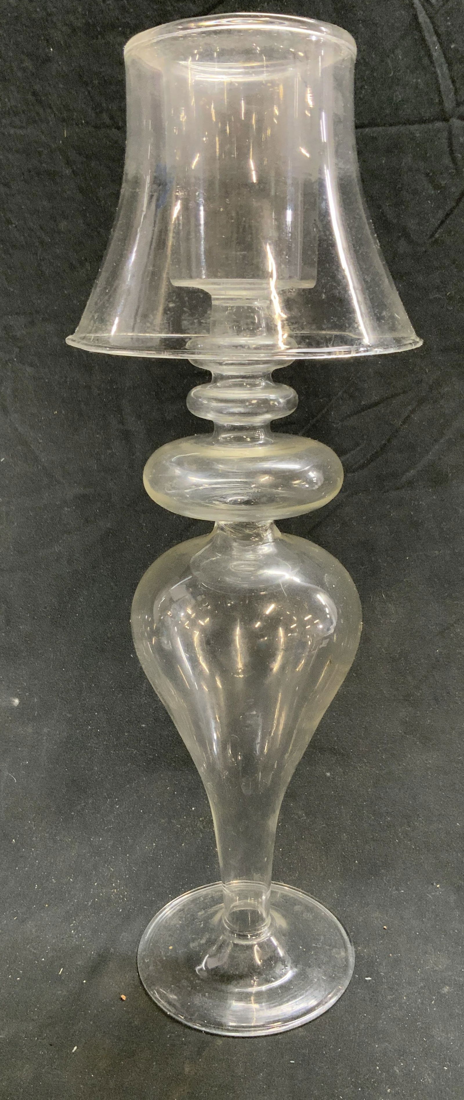 Art Glass Tabletop Candlestick (1 of 7)