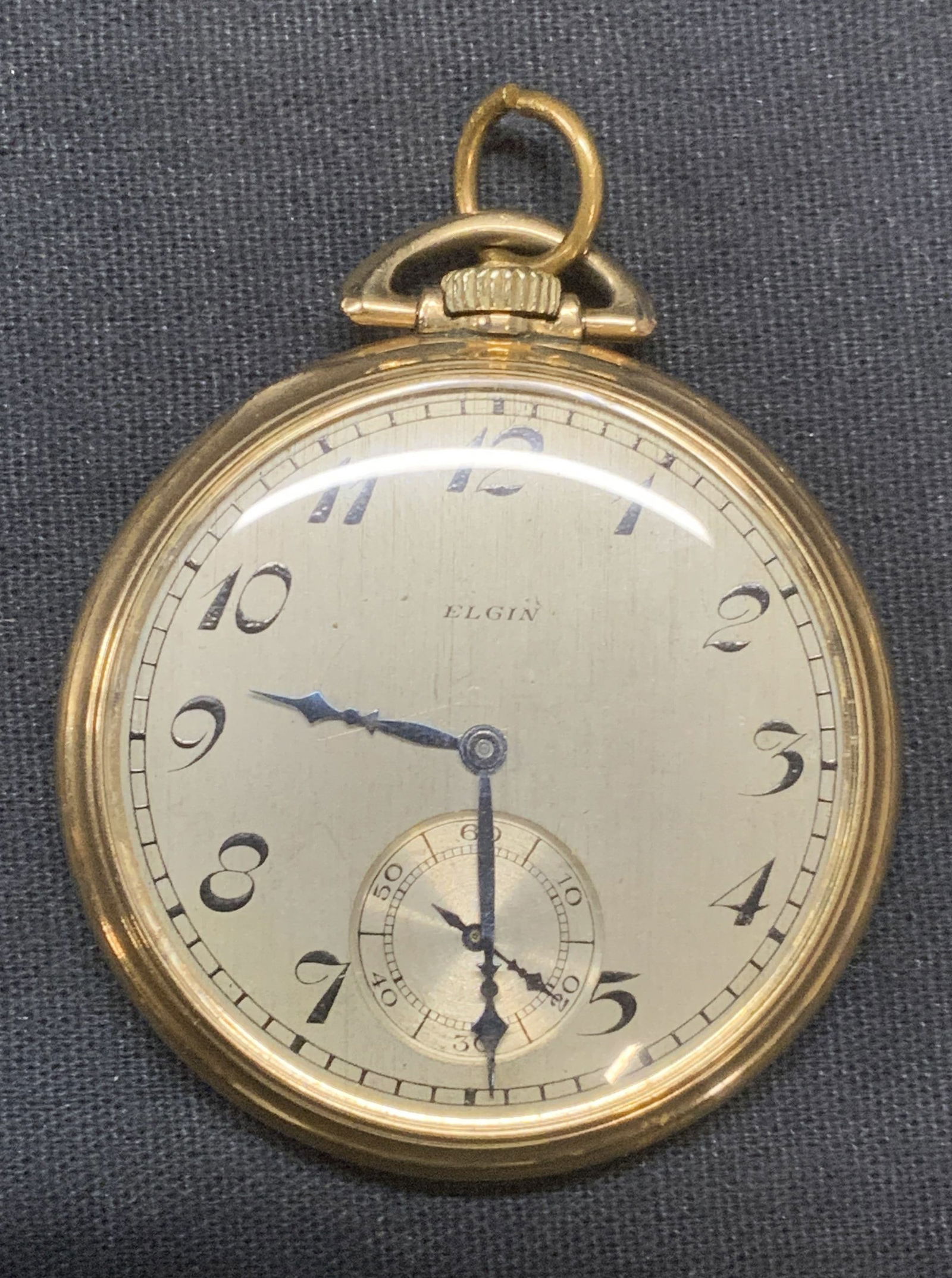 Vintage Elgin 10k Gold Plated Pocket Watch (1 of 6)