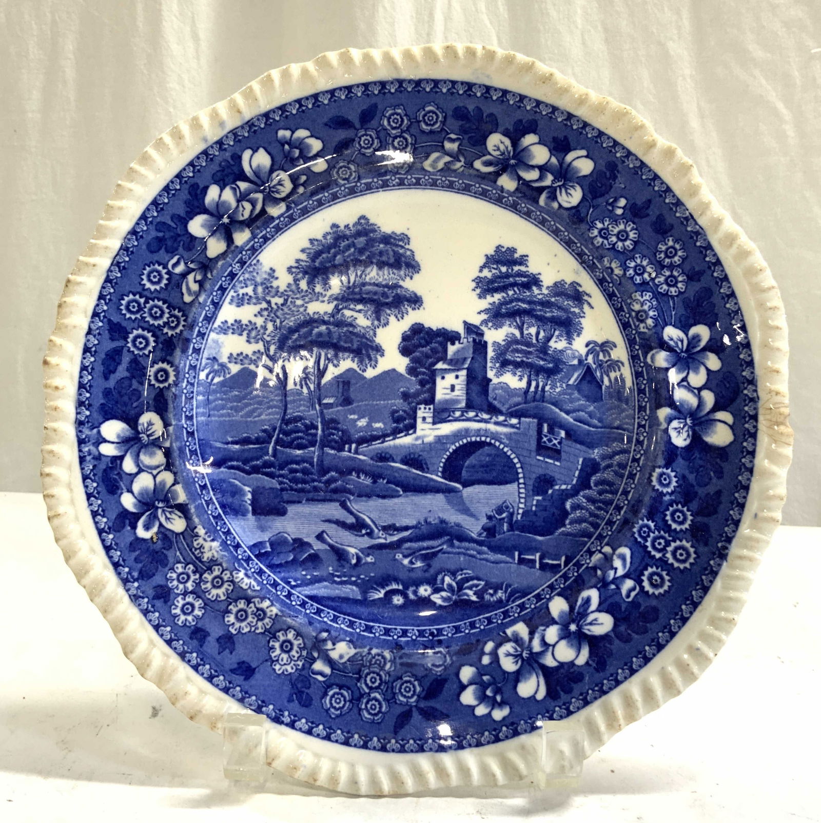 COPELAND SPODE LOWELL ENGLAND Vntg Porc Plate (1 of 9)
