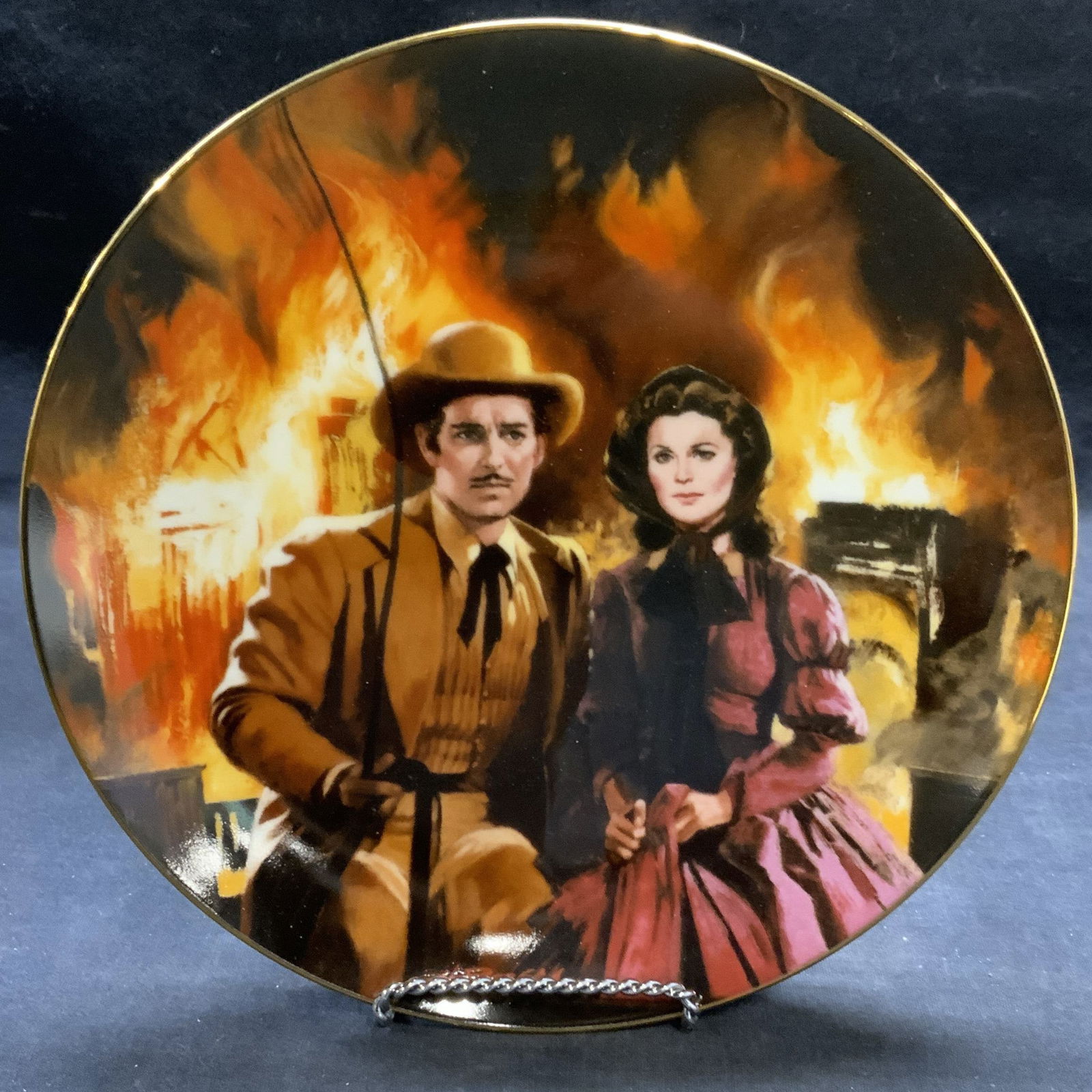 WS George China Gone With The Wind Plate 1988 (1 of 7)