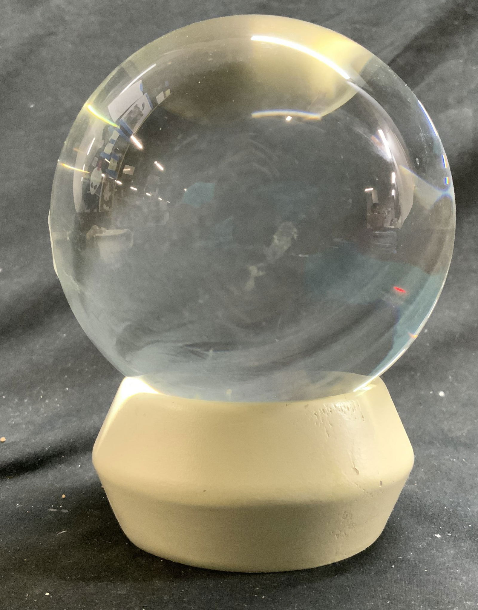 Lot 2 Art Glass Gazing Orb & Stand (1 of 6)