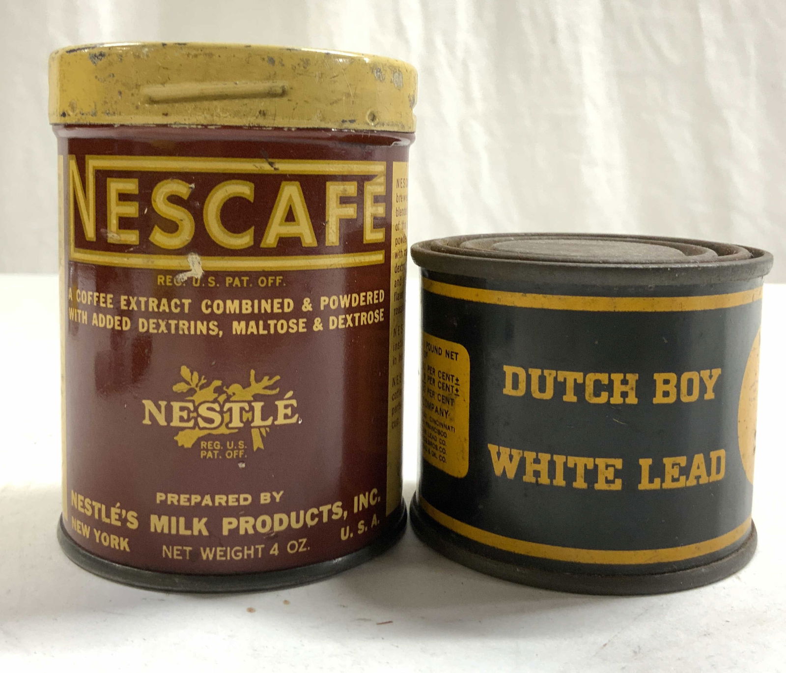 DUTCH BOY & NECAFE Lot 2 Vintage Cans (1 of 6)