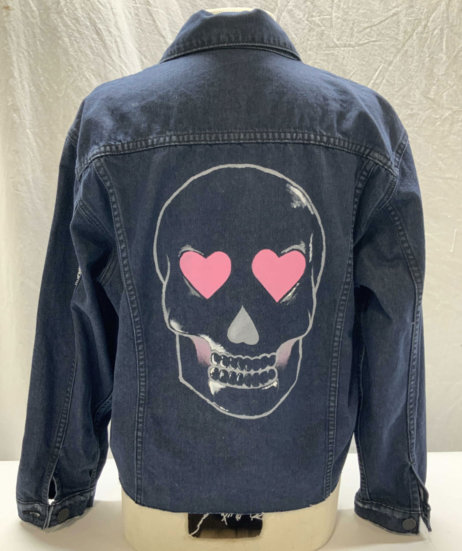 Unemployed Denim Button Skull Jacket, Mexico (1 of 10)