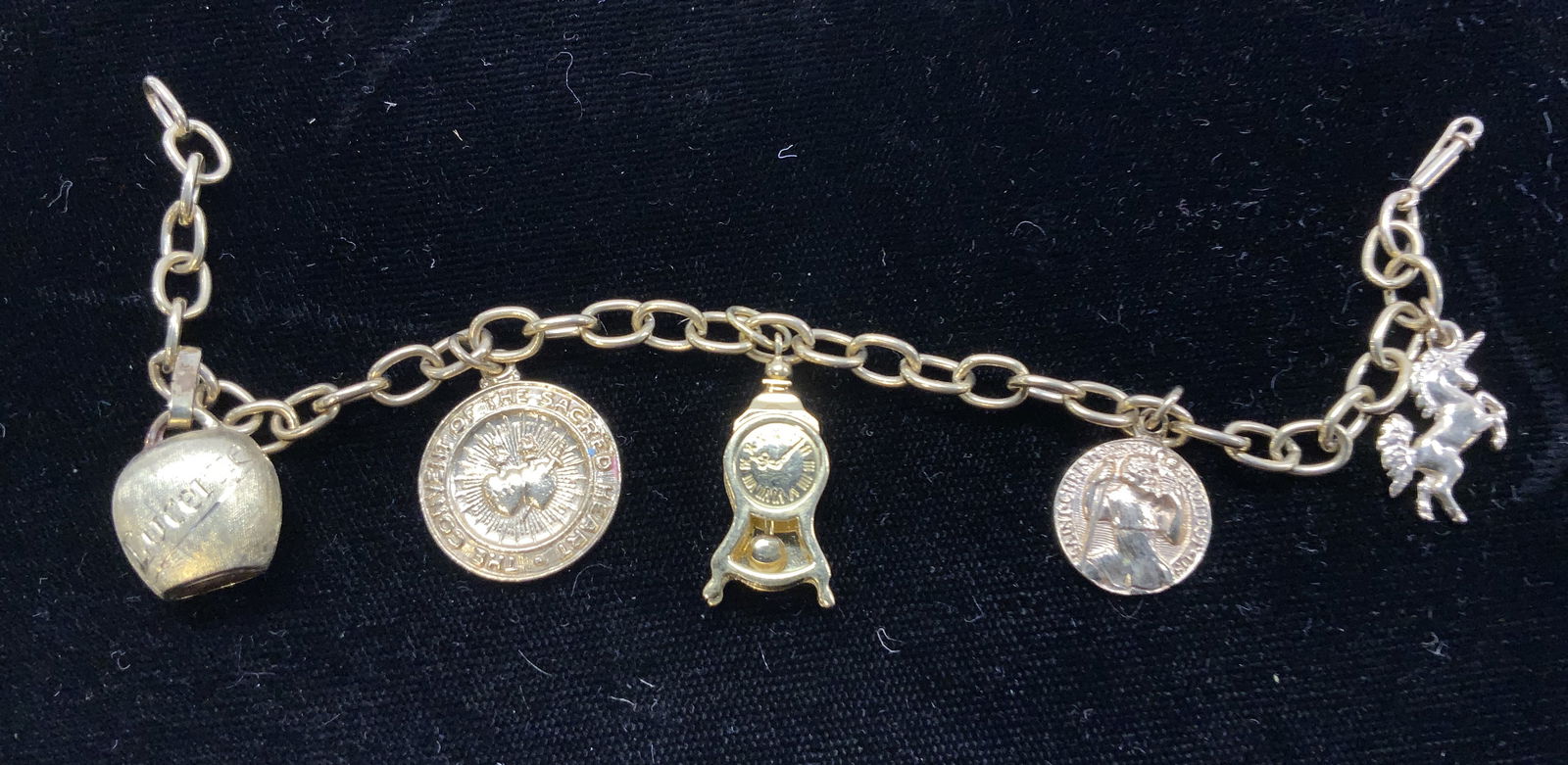 14K Gold Charm Bracelet, Switzerland 19.5 g (1 of 6)