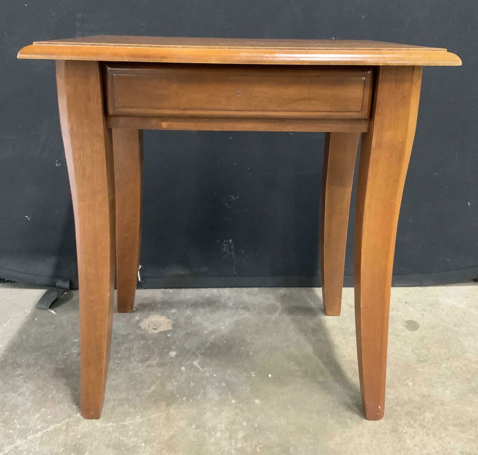 Vintage Wooden Side Table W Drawer (1 of 9)