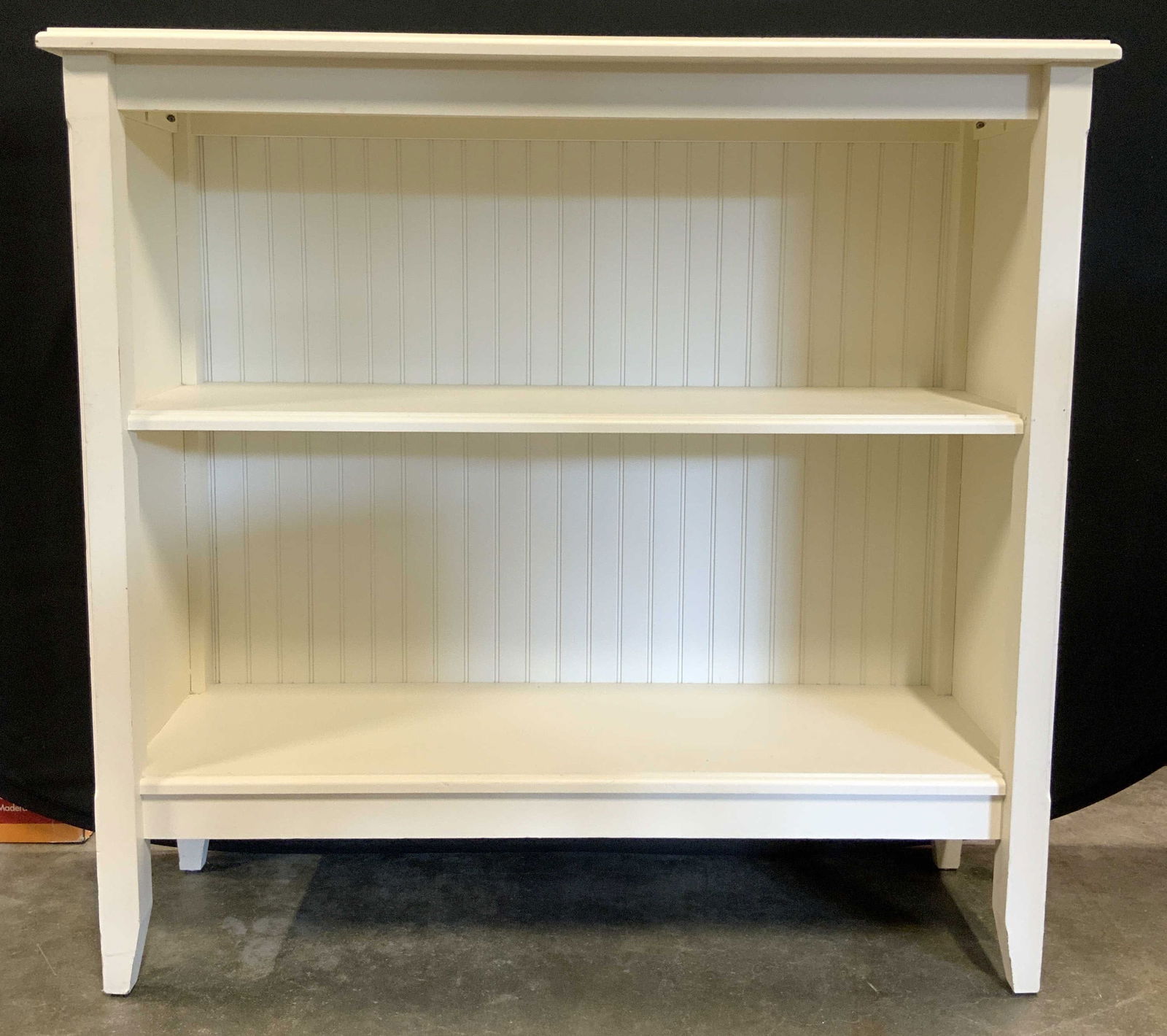 Wood Veneer Bookshelf White (1 of 7)