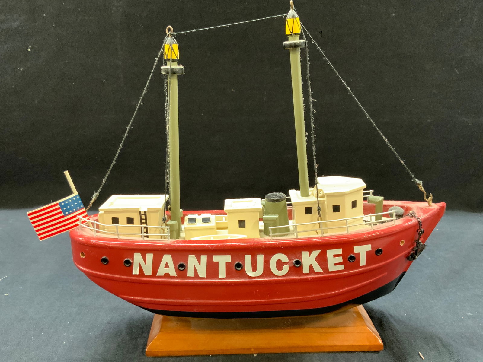 Wood & Hard Composite Nantucket Boat Model (1 of 8)