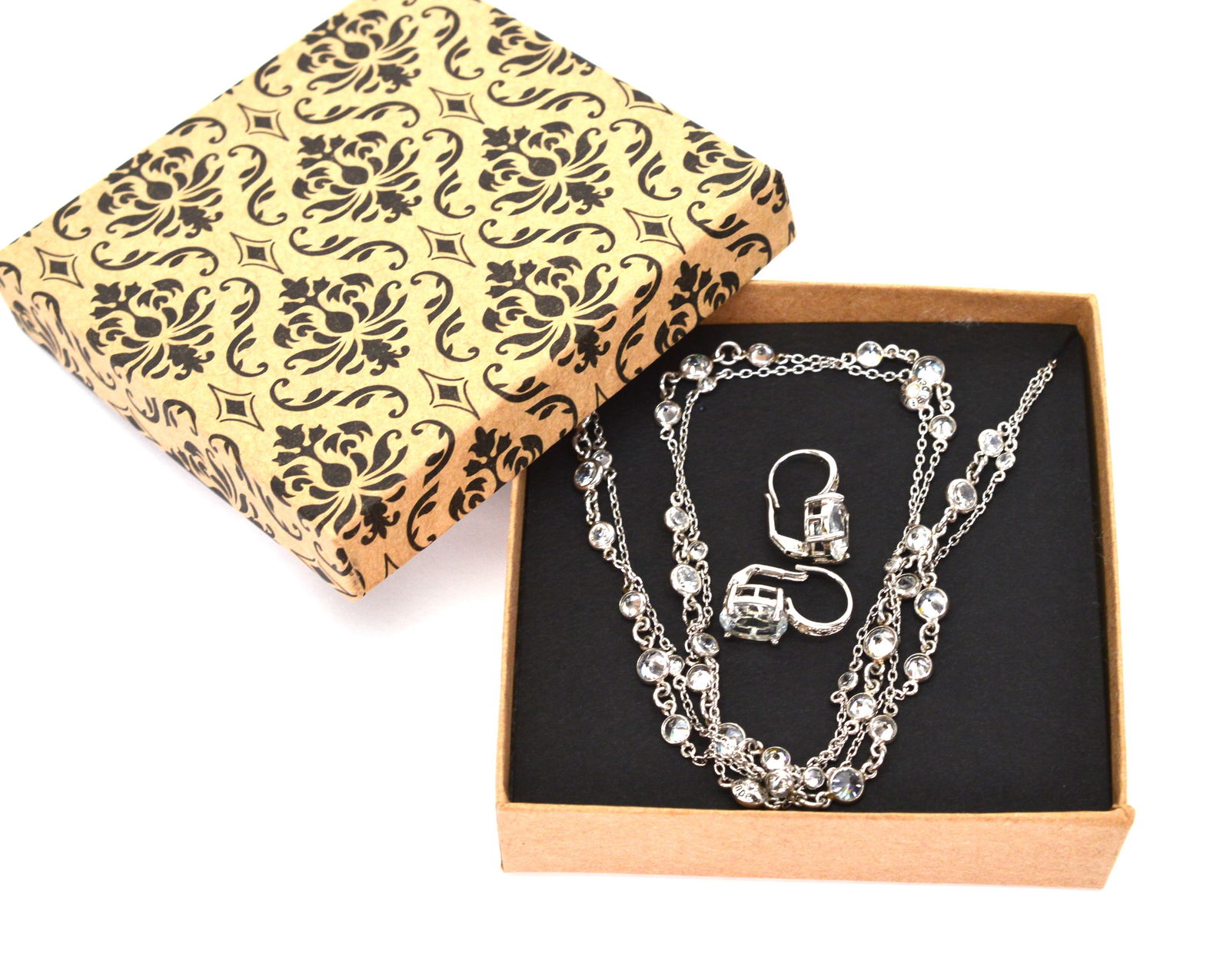 Henri Bendel Sterling Silver CZ Jewelry Set (1 of 6)