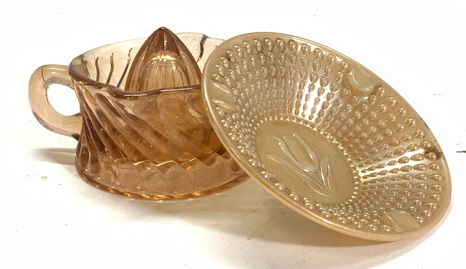 Depression Glass Lemon/ Citrus Juice Squeezer, 2 (1 of 6)