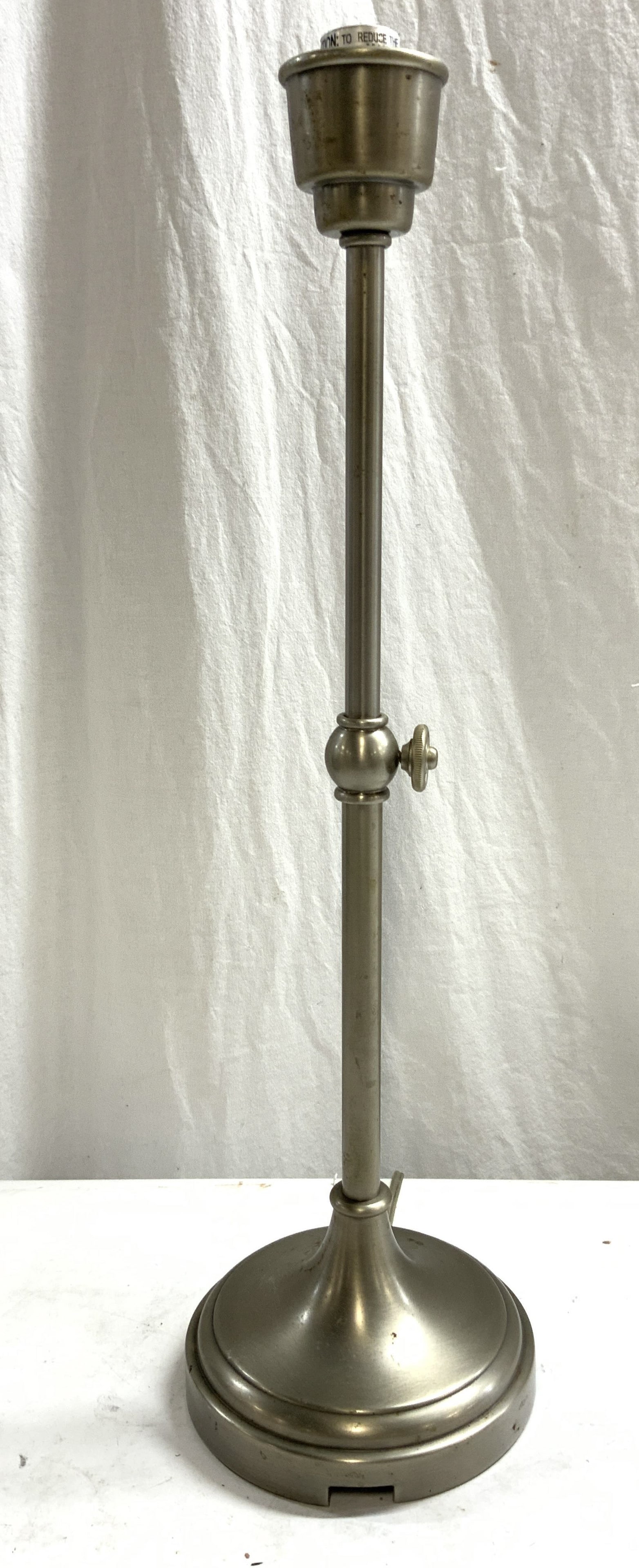 Adjustable Brushed Metal Table Lamp (1 of 6)