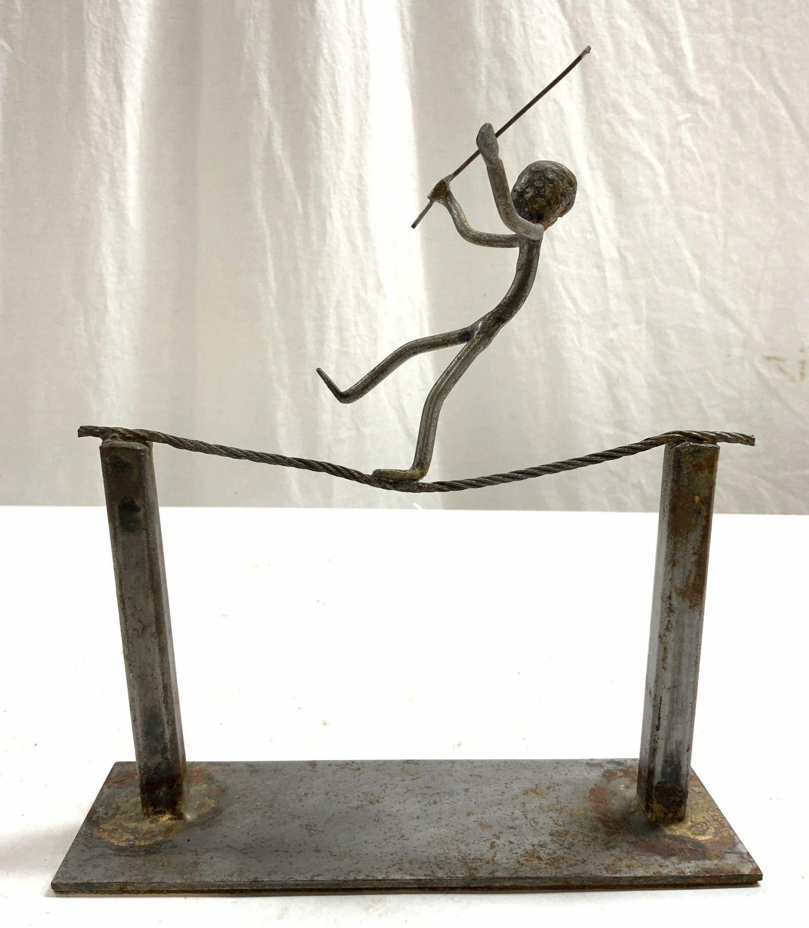Metalwork Tightrope Walker Figure Sculpture (1 of 7)