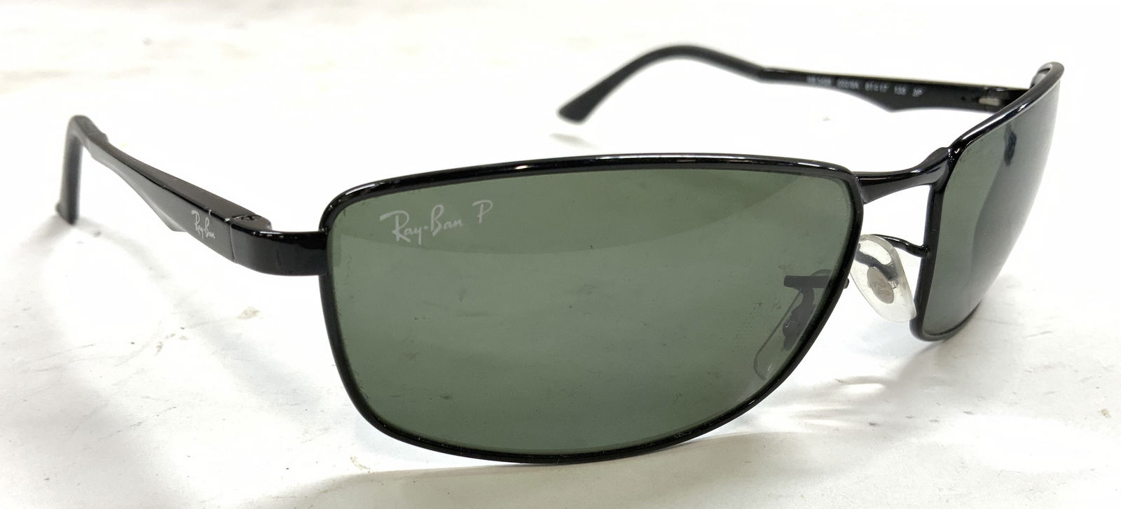 RAY BAN Shades Sunglasses: Sunglasses are trademarked RAN BAN. Shades have black toned frames. Sunglasses measure approximately 5.5 inches wide 6.5 inches deep. Sunglasses, shades, Ray Ban sunglasses, Ray Ban Shades, eyewear, f