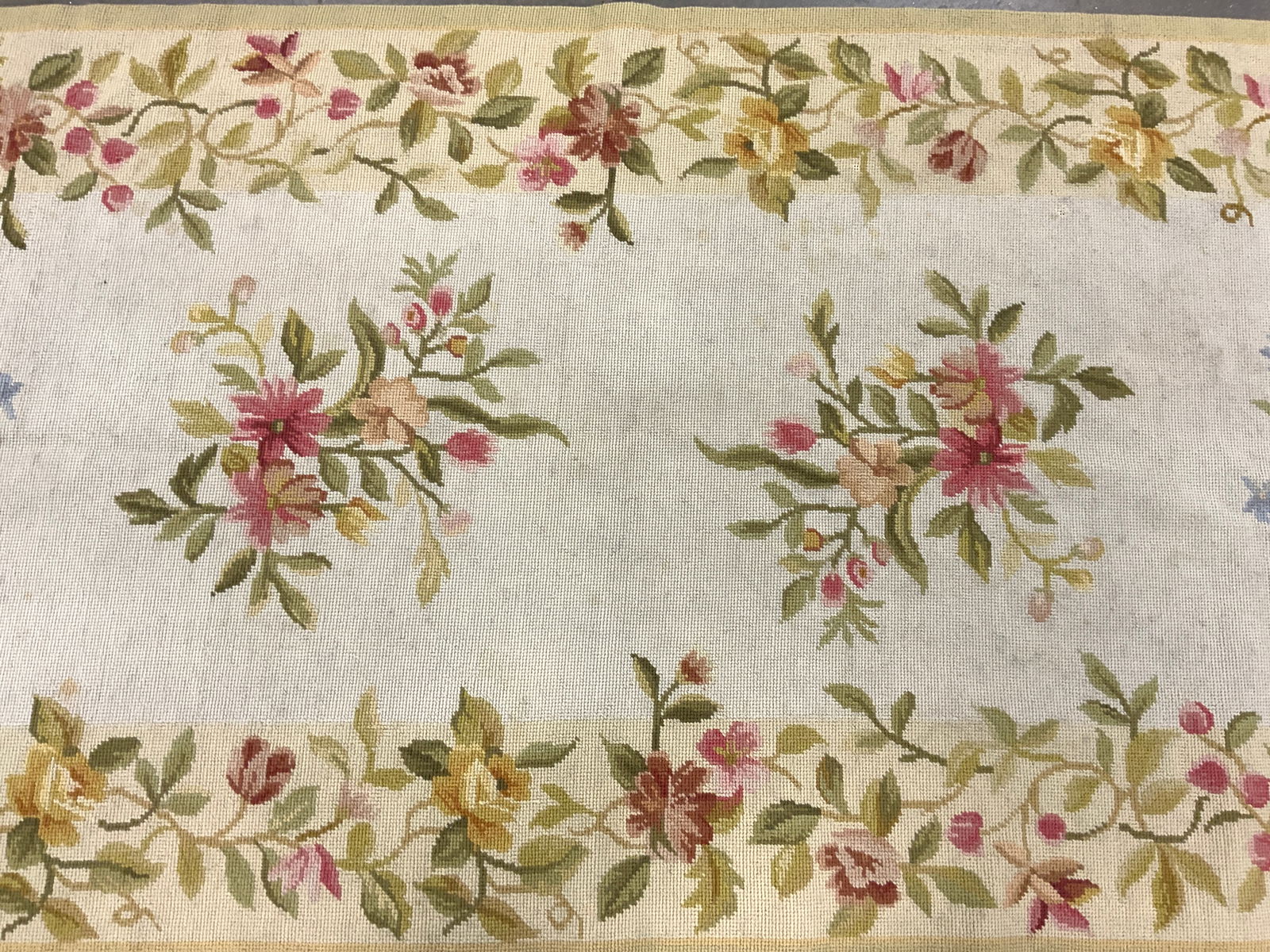 Vintage French Aubusson Needlepoint Runner (1 of 6)