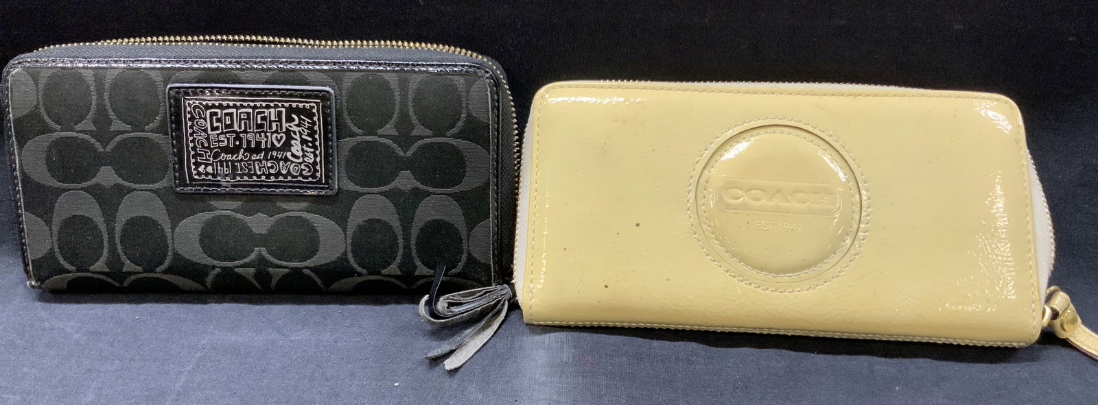 Lot 2 Vntg Zip Up Clutch/ Wallets (1 of 11)