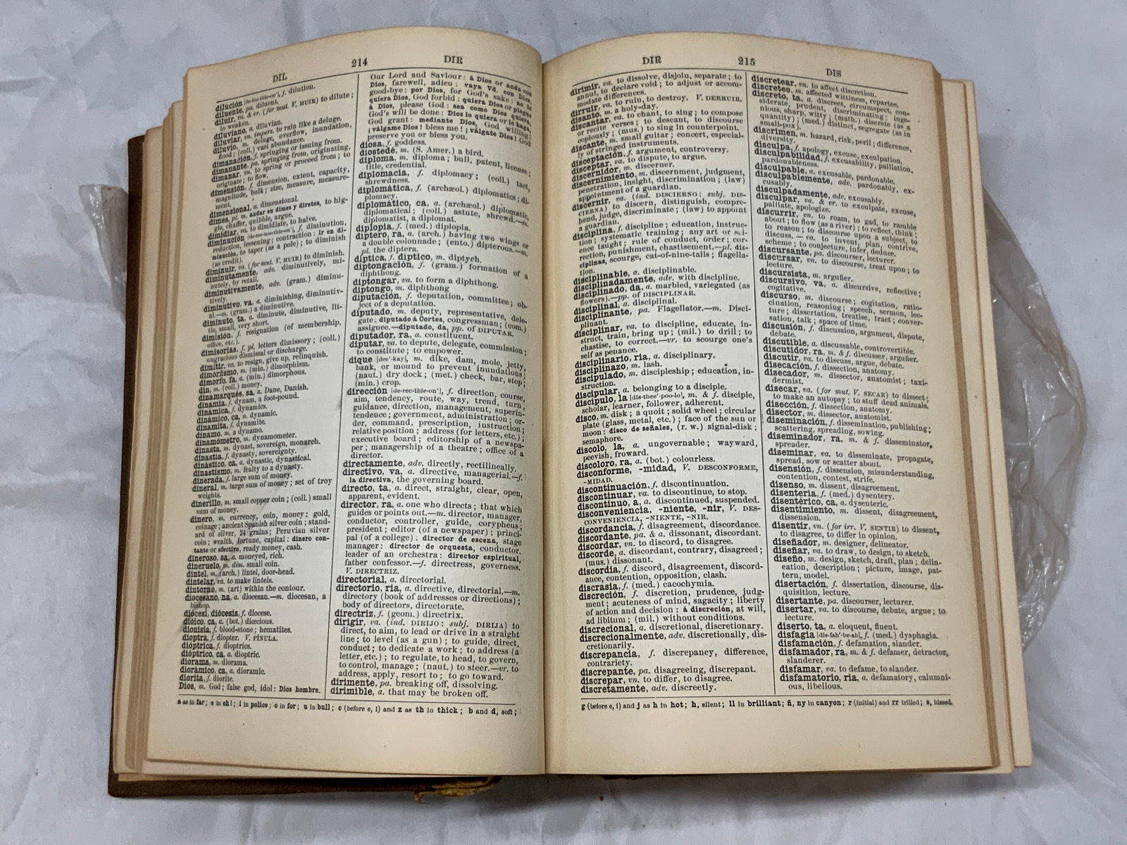 1904 Appletons Spanish English Dictionary (1 of 7)