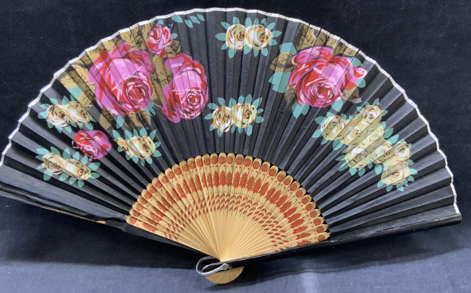 Hand Painted Wooden Hand Fan (1 of 8)