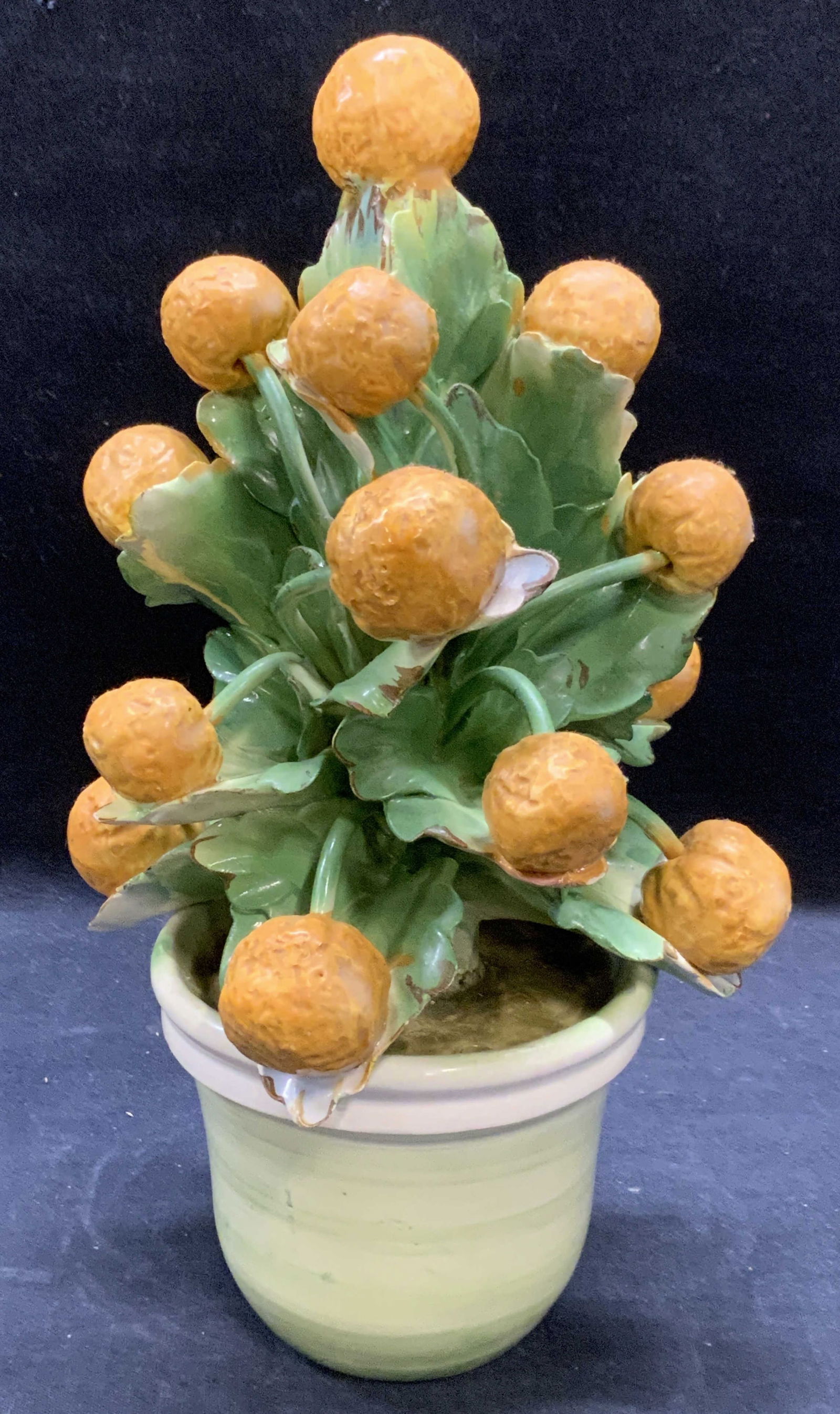 Hand Painted Italian Ceramic Citrus Fruit Tree (1 of 8)