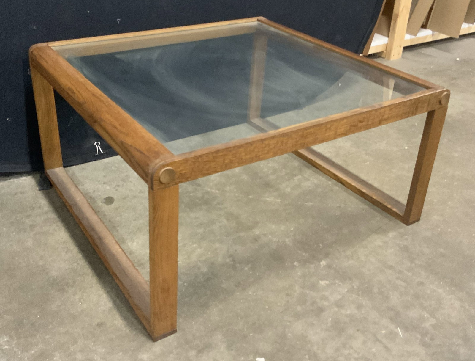 Vintage Mid Century Modern Cube Coffee Table (1 of 8)