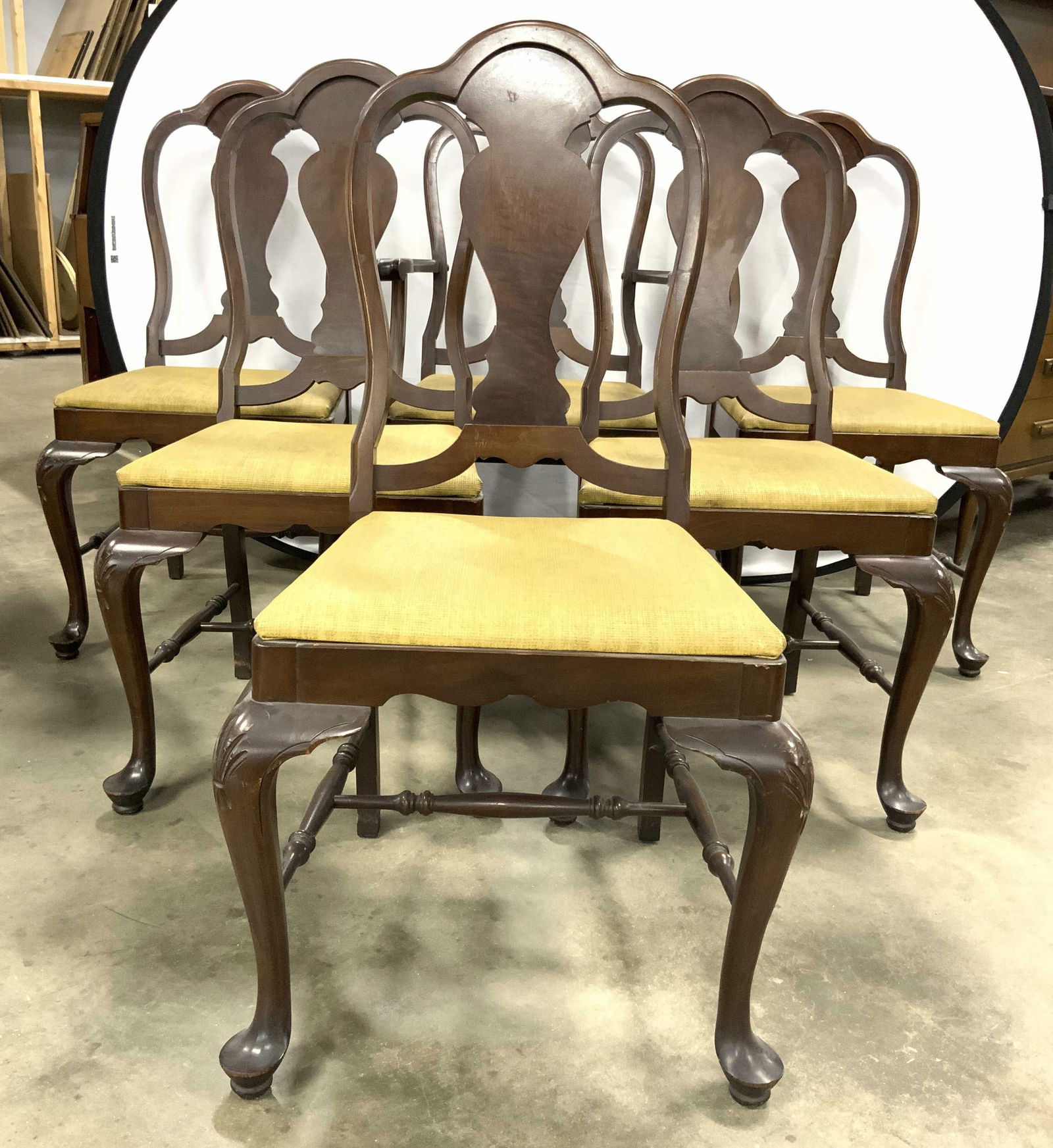 DREXEL FURNITURE Set 6 Dining Chairs (1 of 11)
