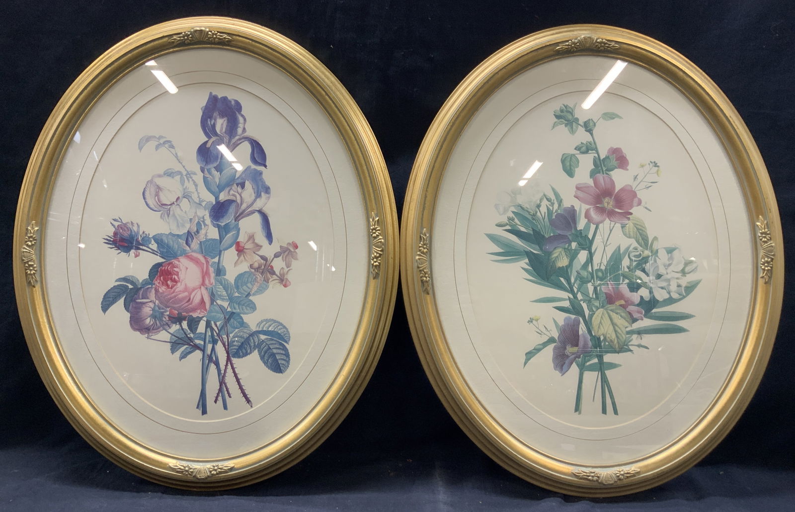 Pr Vtg Botanical Offset Lithos Framed (1 of 9)