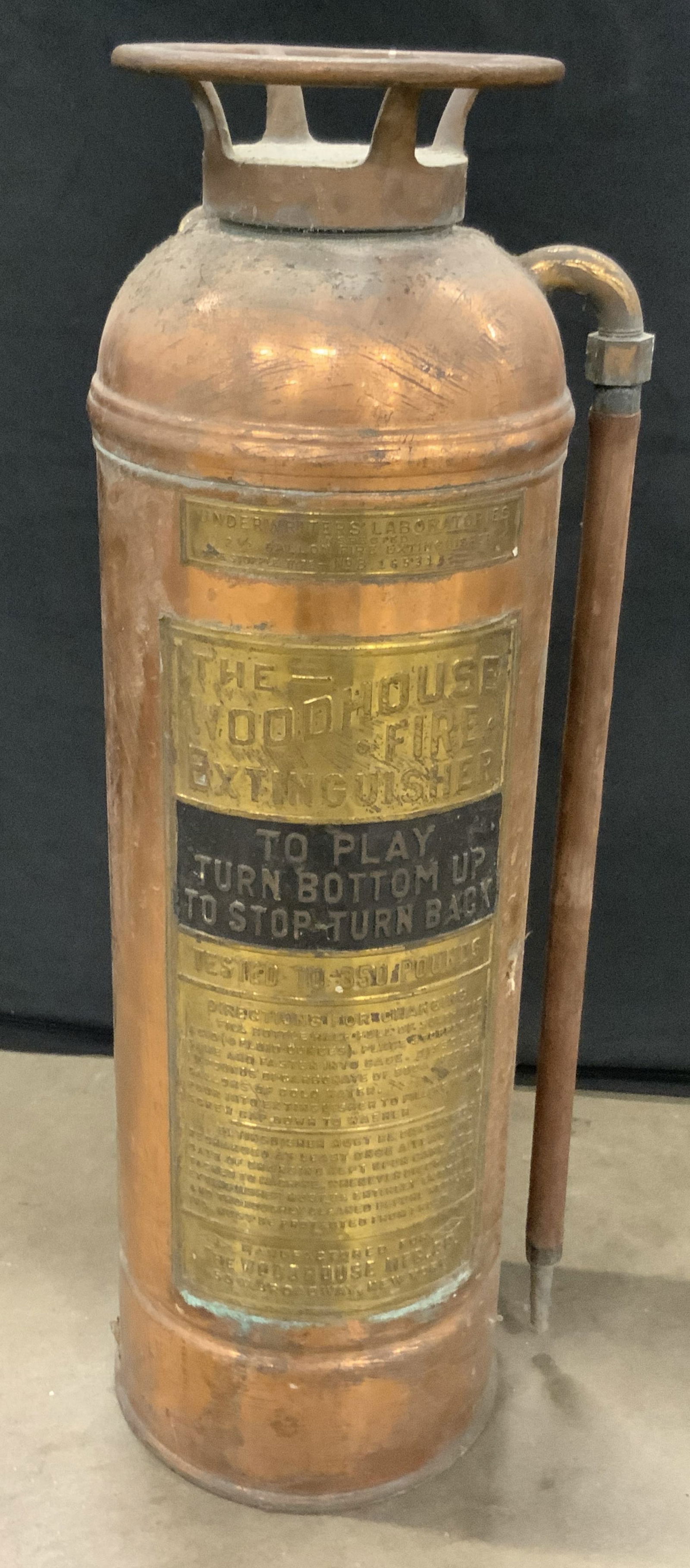Vintage WOODHOUSE Fire Extinguisher (1 of 11)