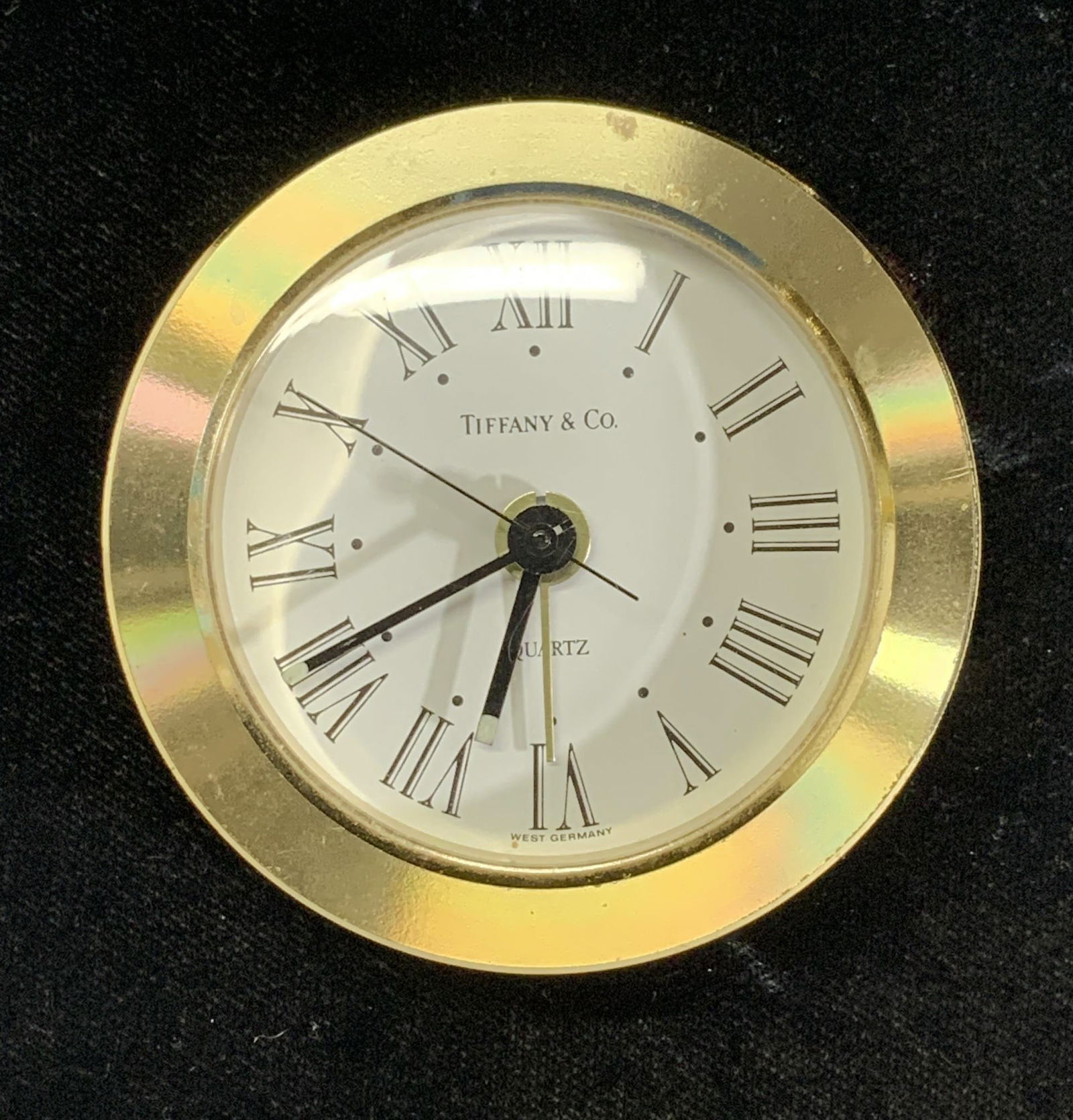 Tiffany & Co Vntg Brass Alarm Clock, W Germany (1 of 7)