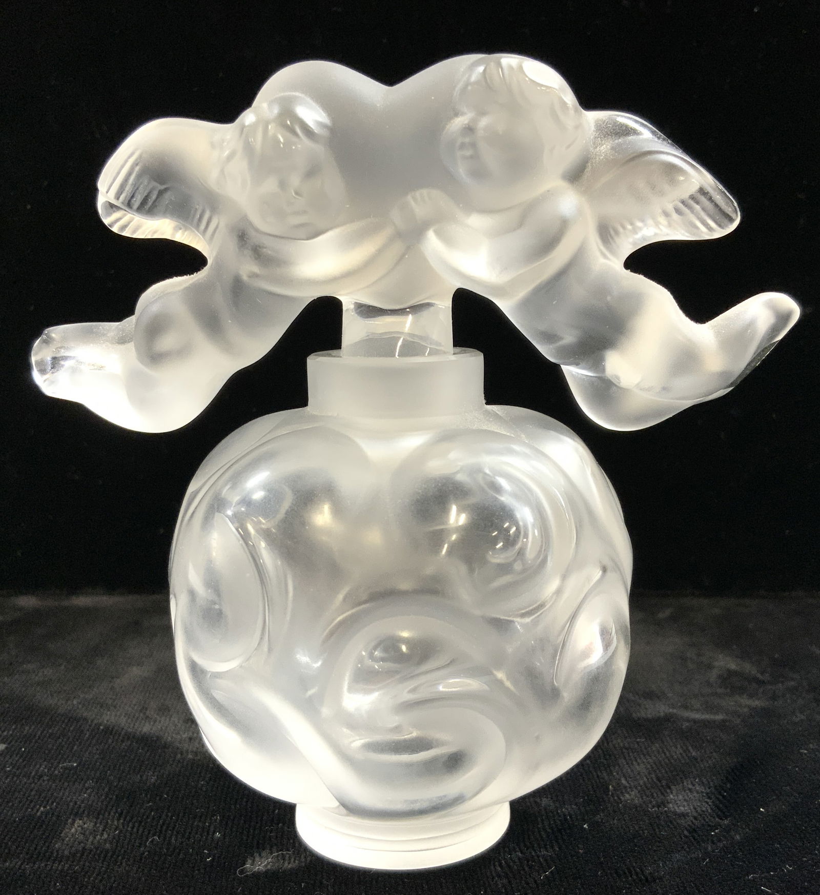 Lalique Flacon Nuages Crystal Perfume Bottle NIB (1 of 10)