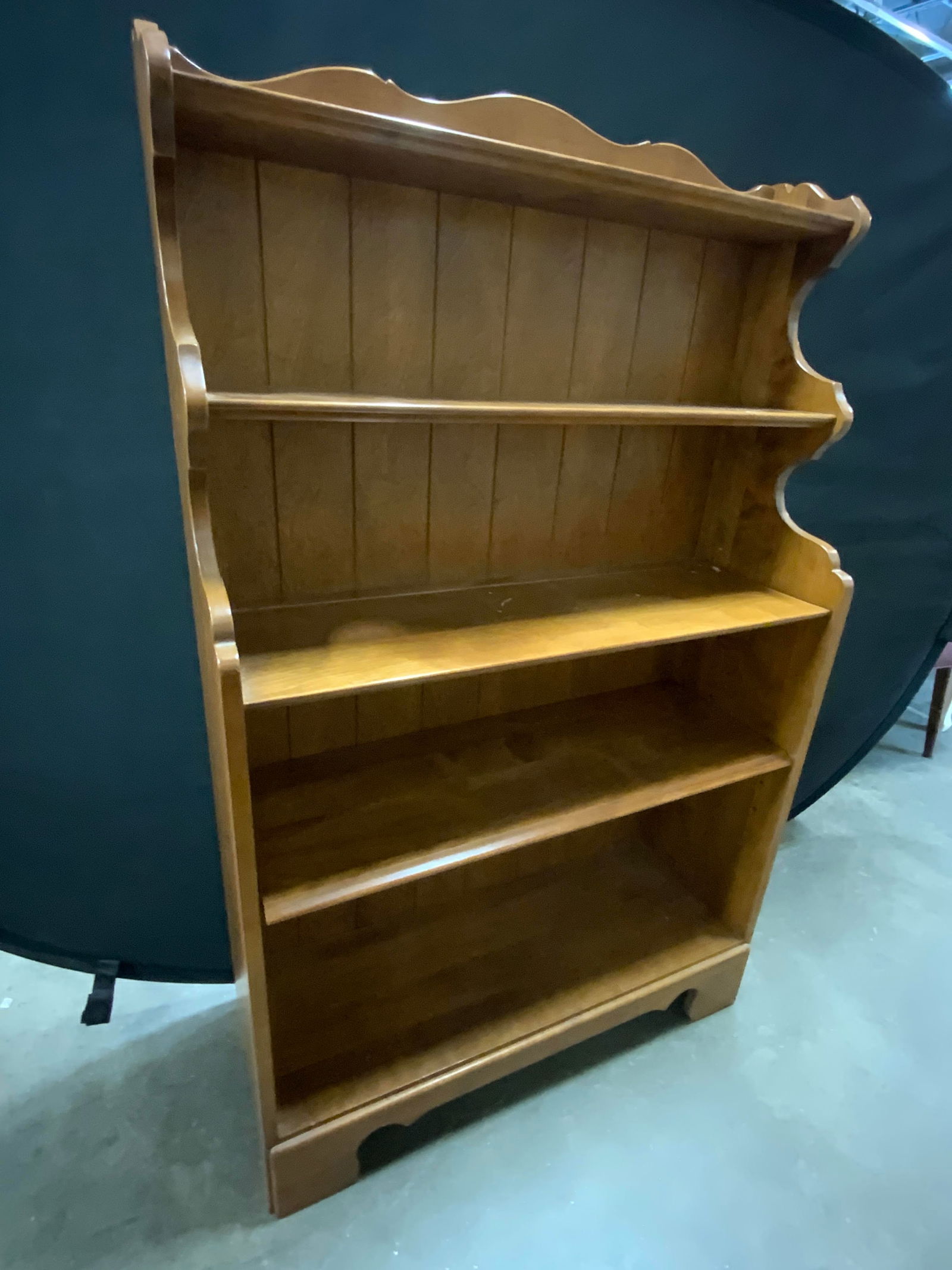 Ethan Allen Heirloom Nutmeg Maple Library Bookcase (1 of 11)