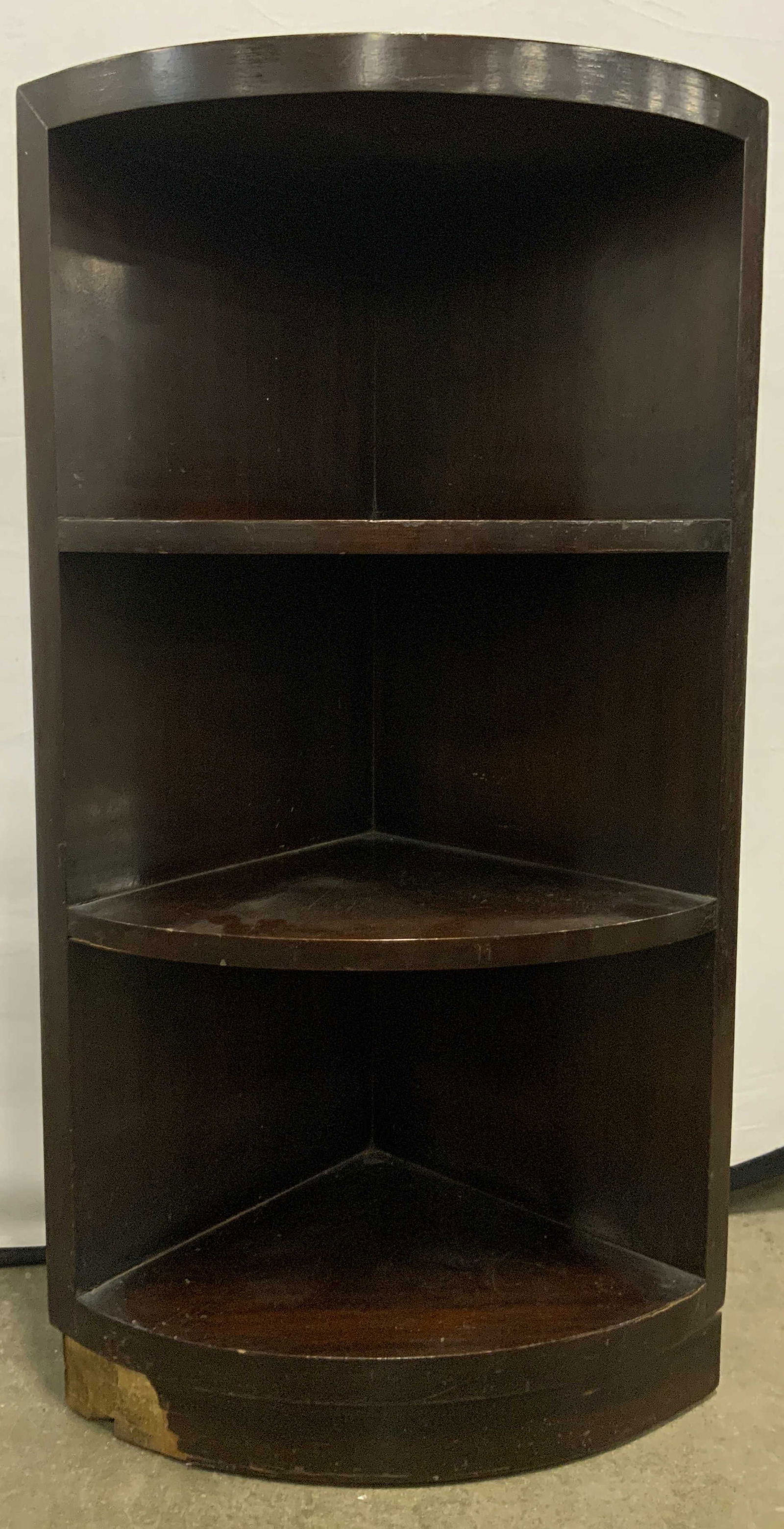 Mid Century Modern Wooden Corner Shelf (1 of 7)