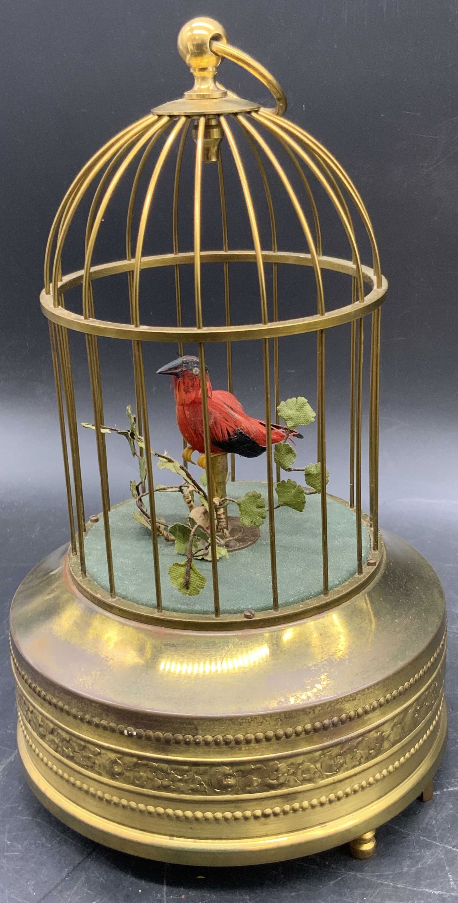 Vintage Automoaton Mechanical Singing Bird Cage (1 of 10)