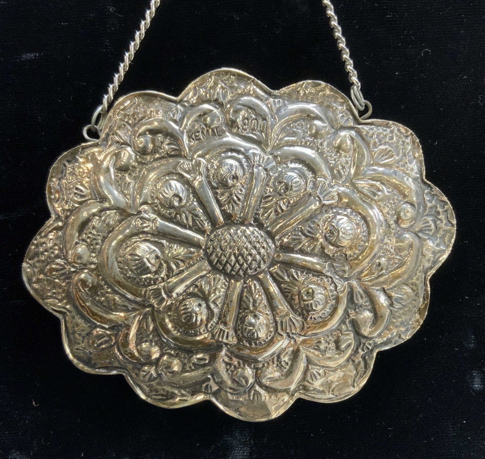 Antique Turkish Sterling Silver Wedding  Mirror (1 of 6)