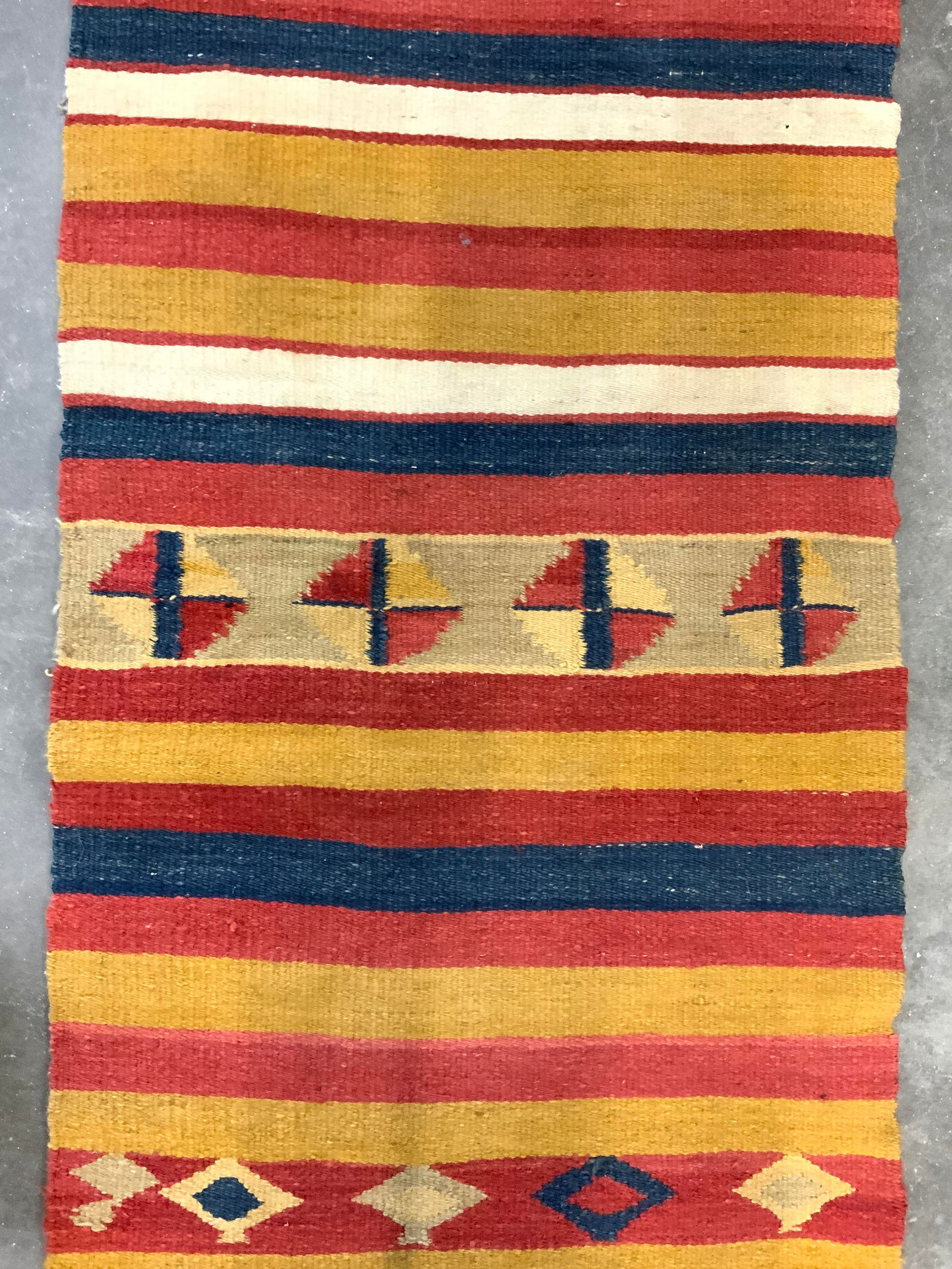 Vintage Handmade Kilim Wool Runner (1 of 6)