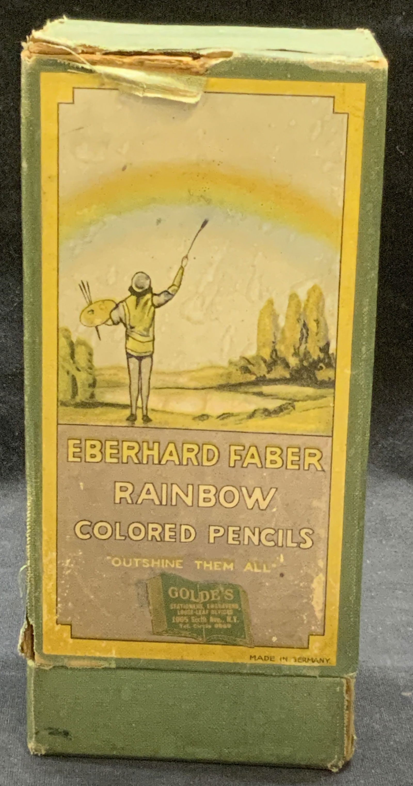 EBERHARD FABER Vntg Rainbow Colored Pencils German (1 of 10)