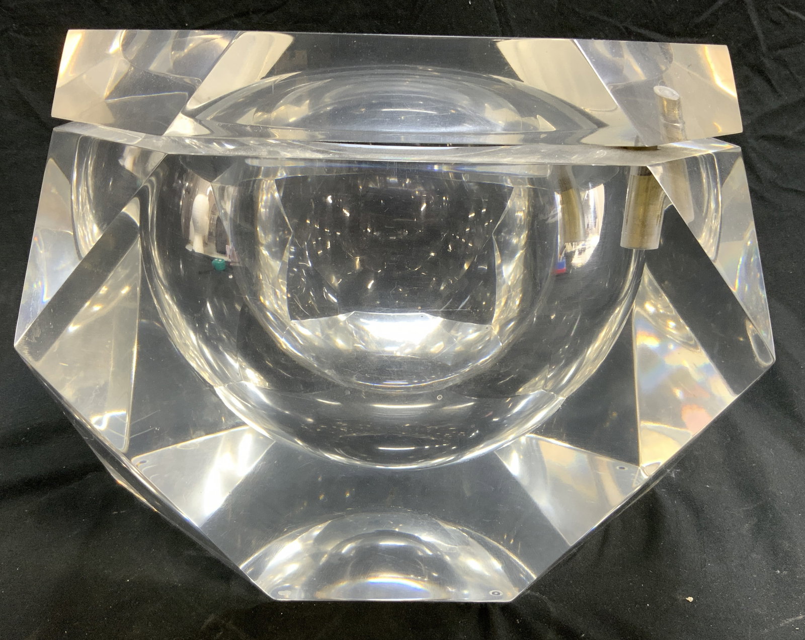 ALESSANDRO ALBRIZZI Octagonal Lucite Ice Bucket (1 of 10)