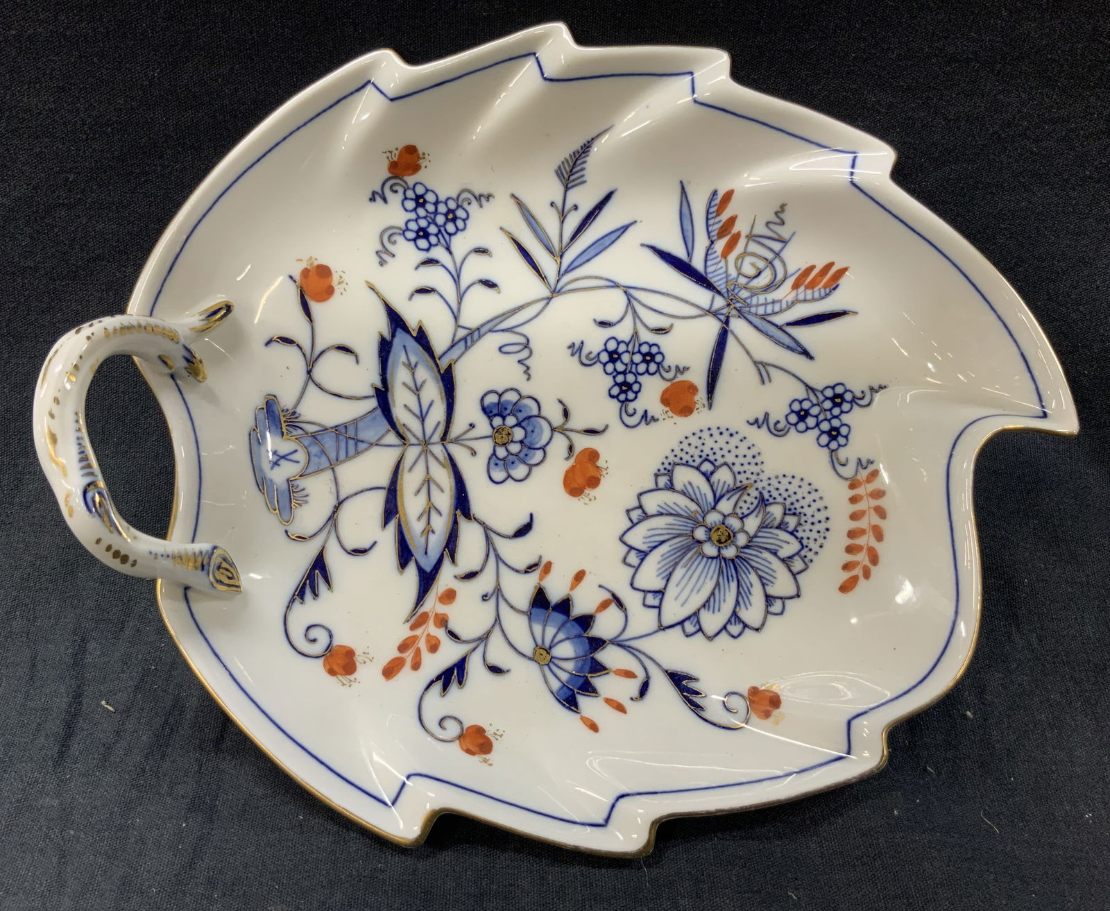 Meissen Porcelain Leaf Dish, Germany (1 of 7)